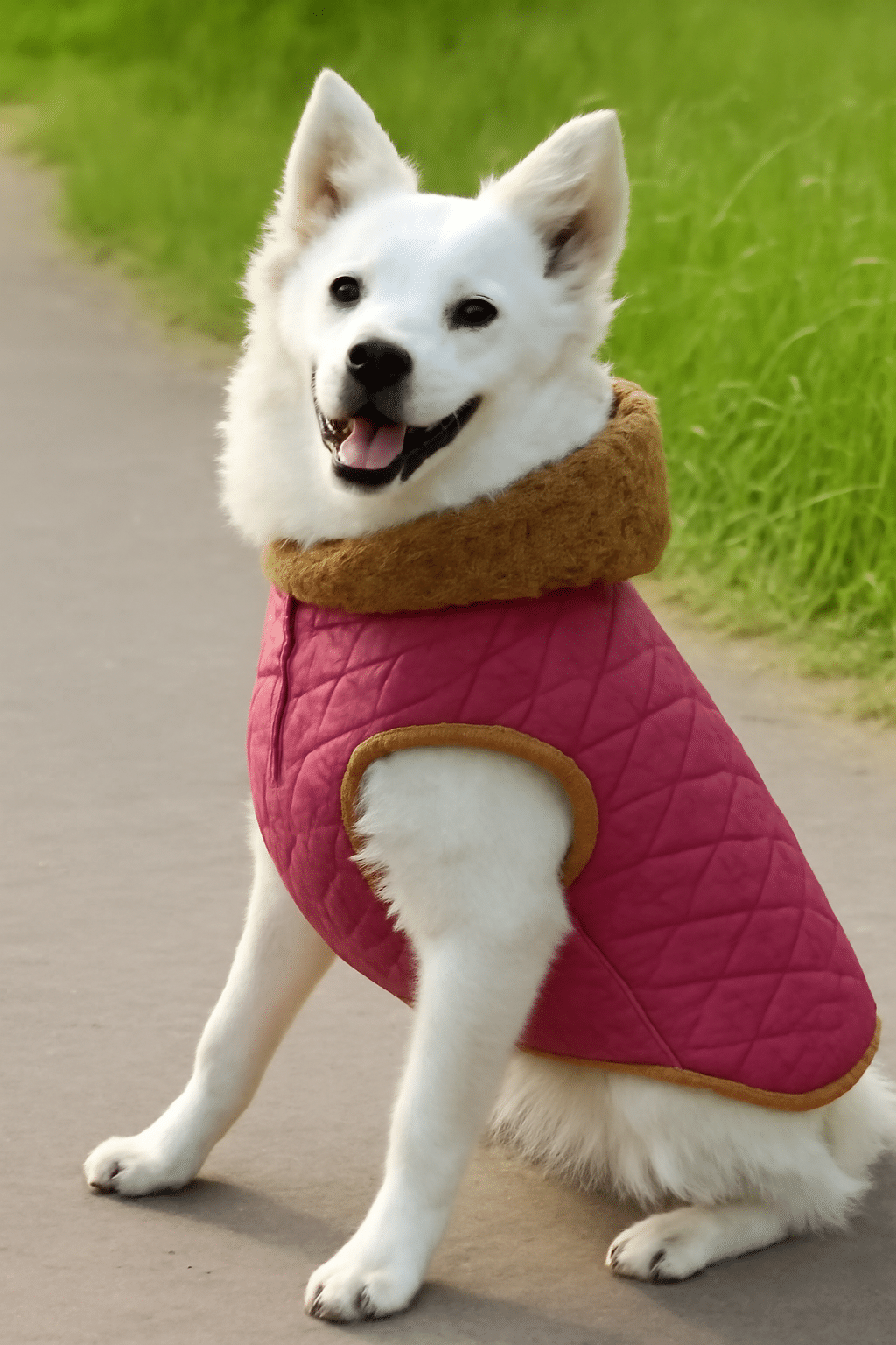 OLENE Pink Polyester Dog Small Jacket OLENE Pink Polyester Dog Small Jacket