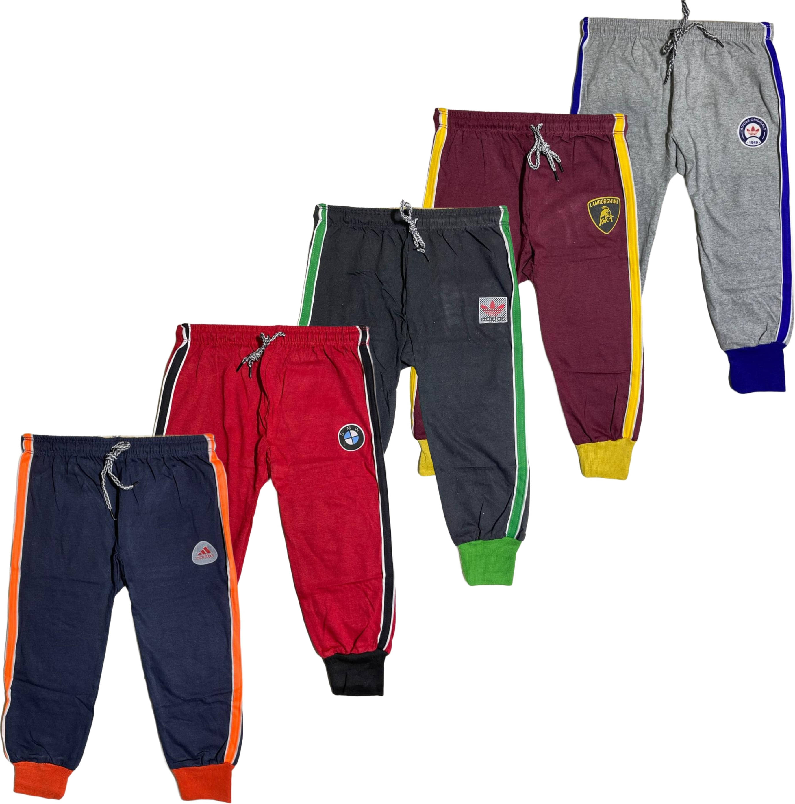 Prashant Associate Pack of 5 Baby Boys Cotton Blend Trackpant ( Multicolor ) Prashant Associate Pack of 5 Baby Boys Cotton Blend Trackpant ( Multicolor )