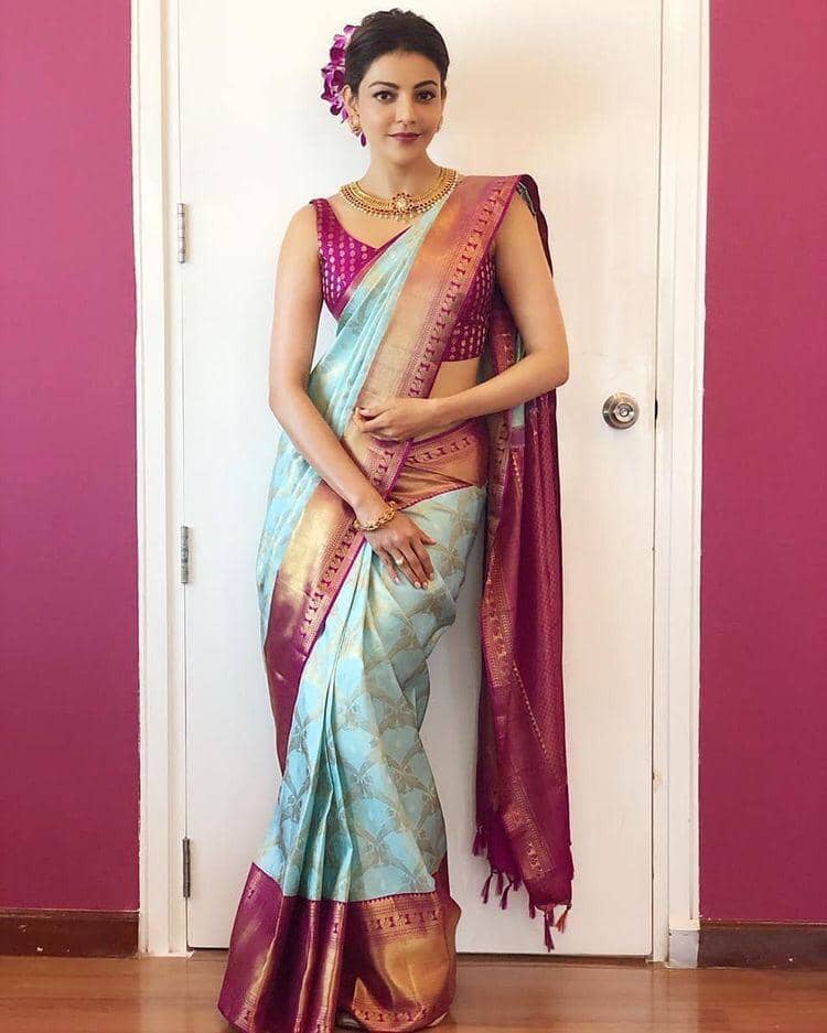 Prijari Art Silk Woven Kanjeevaram Sarees With Unstitched Blouse Piece ( Rama )
