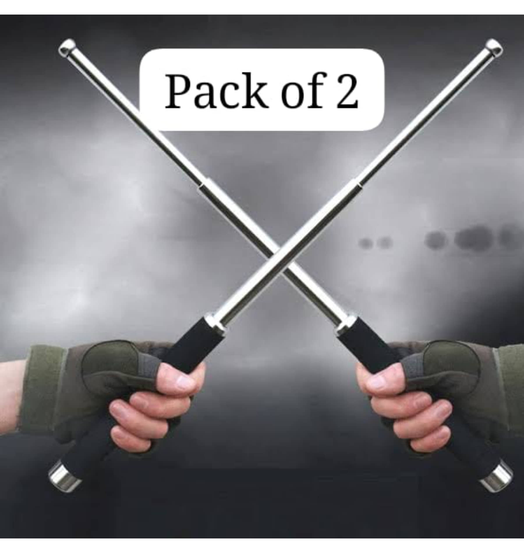 QMKT Best Quality Defense Rod (Pack of 2) Safety Safety Rod ( Pack of2 ) - Sports and Fitness Equipment | Buy online on ZillyBuy