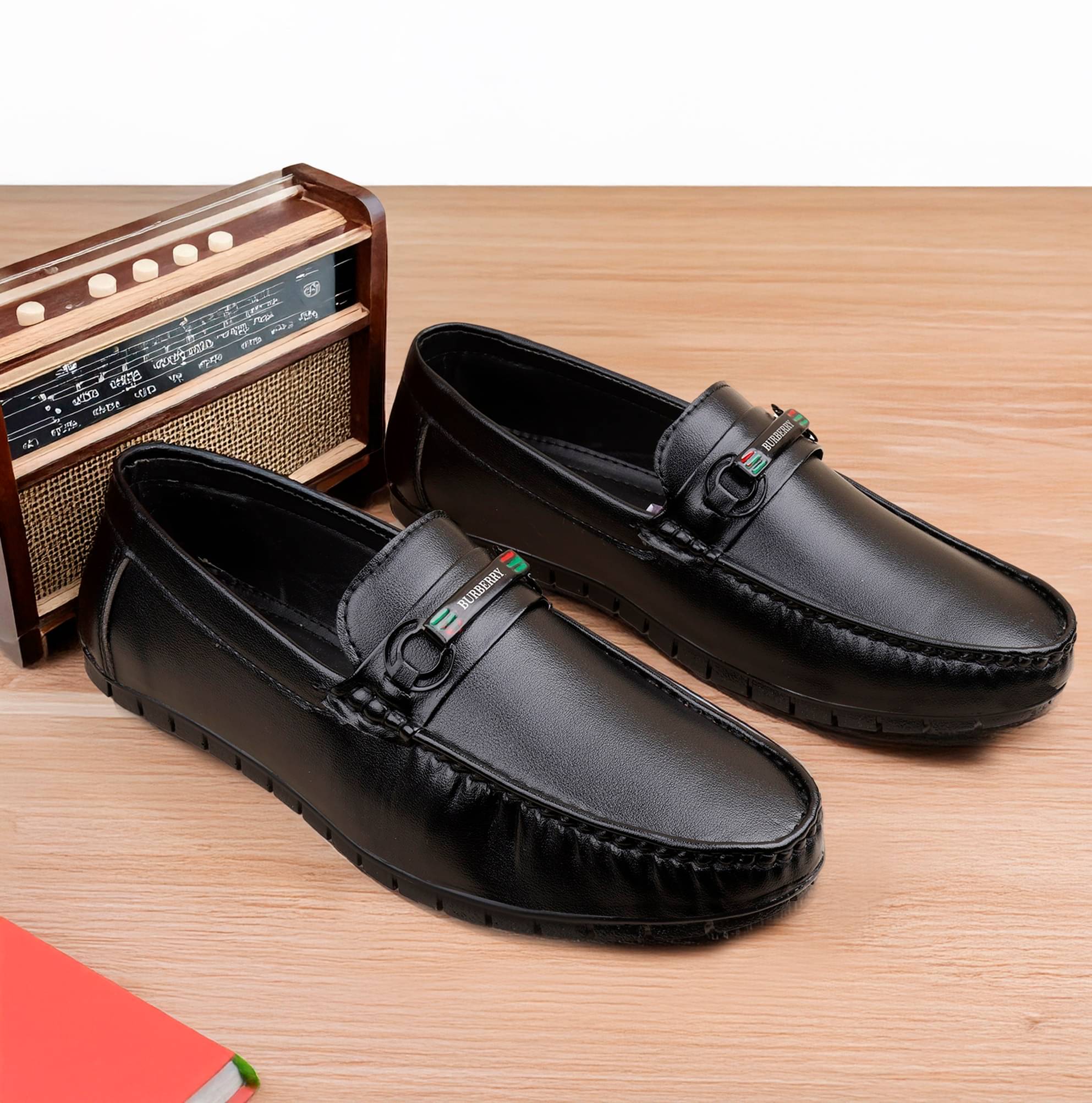     			Roaster Black Men's Formal Shoes