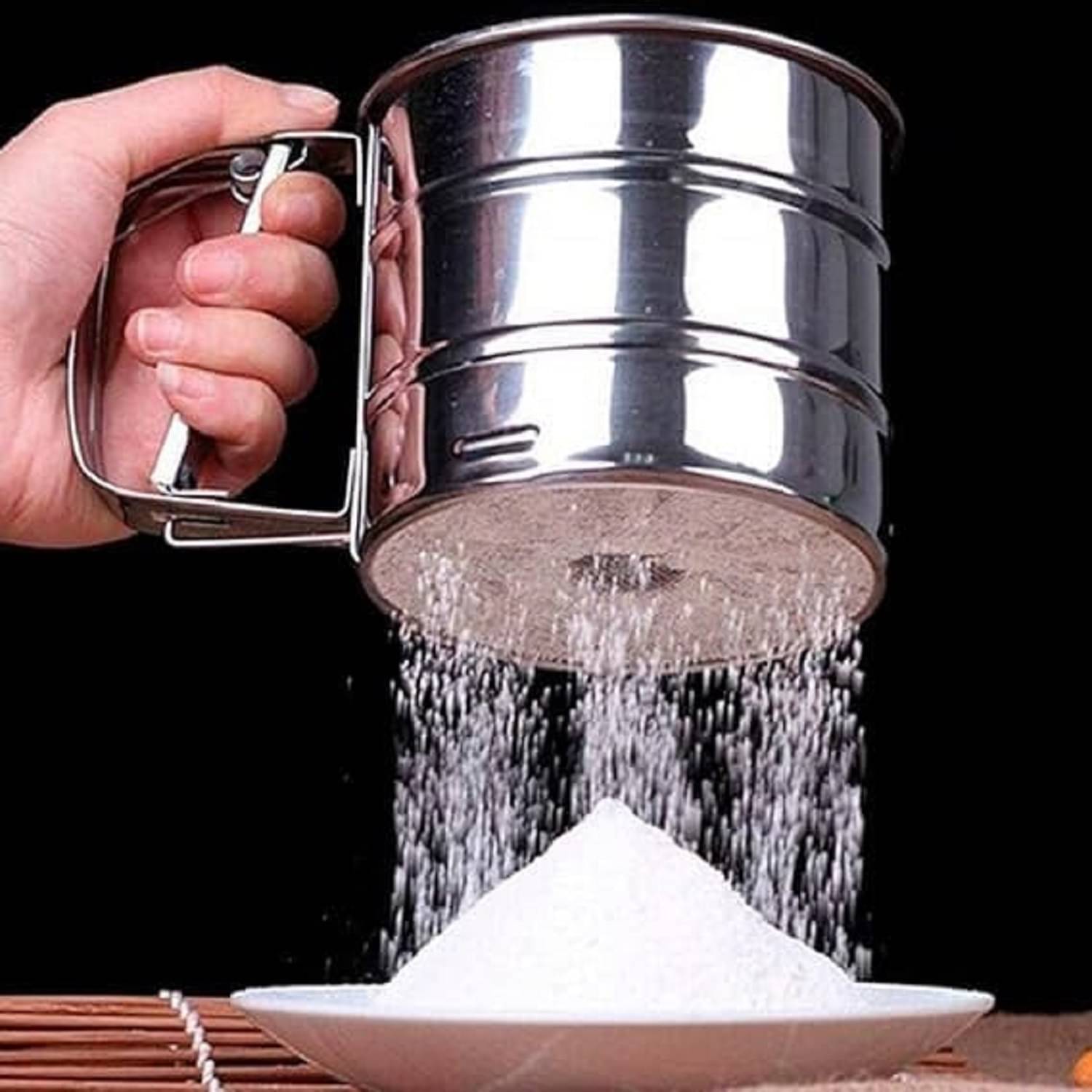     			Skindora Silver Steel Sieve ( Pack of 1 )