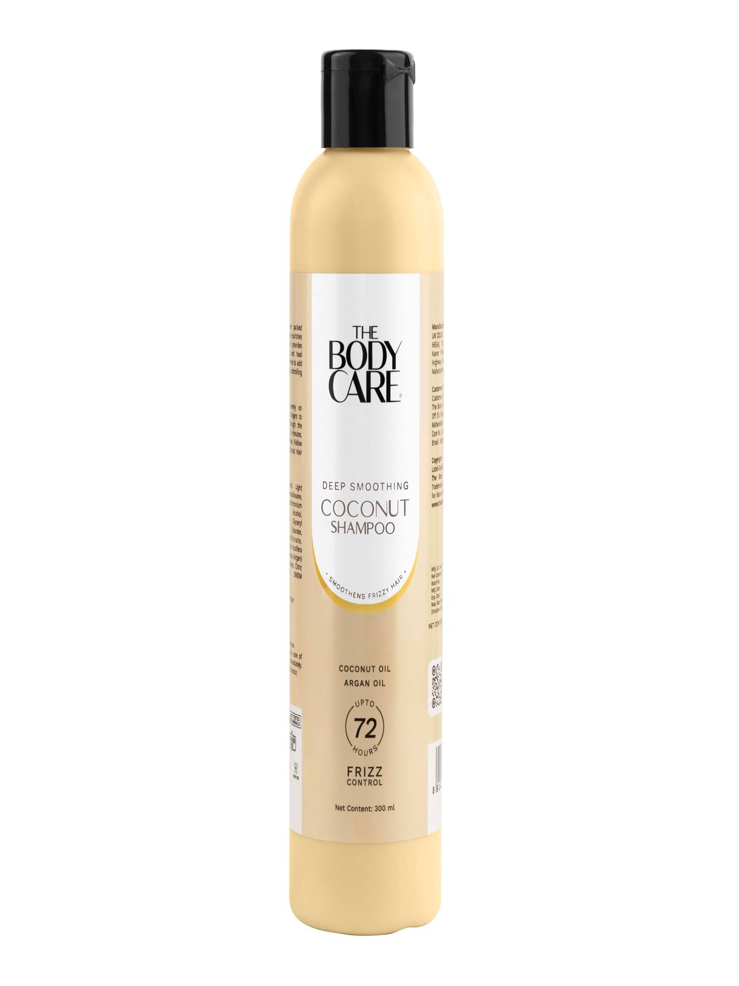 The Body Care Deep Smoothing Coconut shampoo Smoothens Frizzy Hair 300ml The Body Care Deep Smoothing Coconut shampoo Smoothens Frizzy Hair 300ml