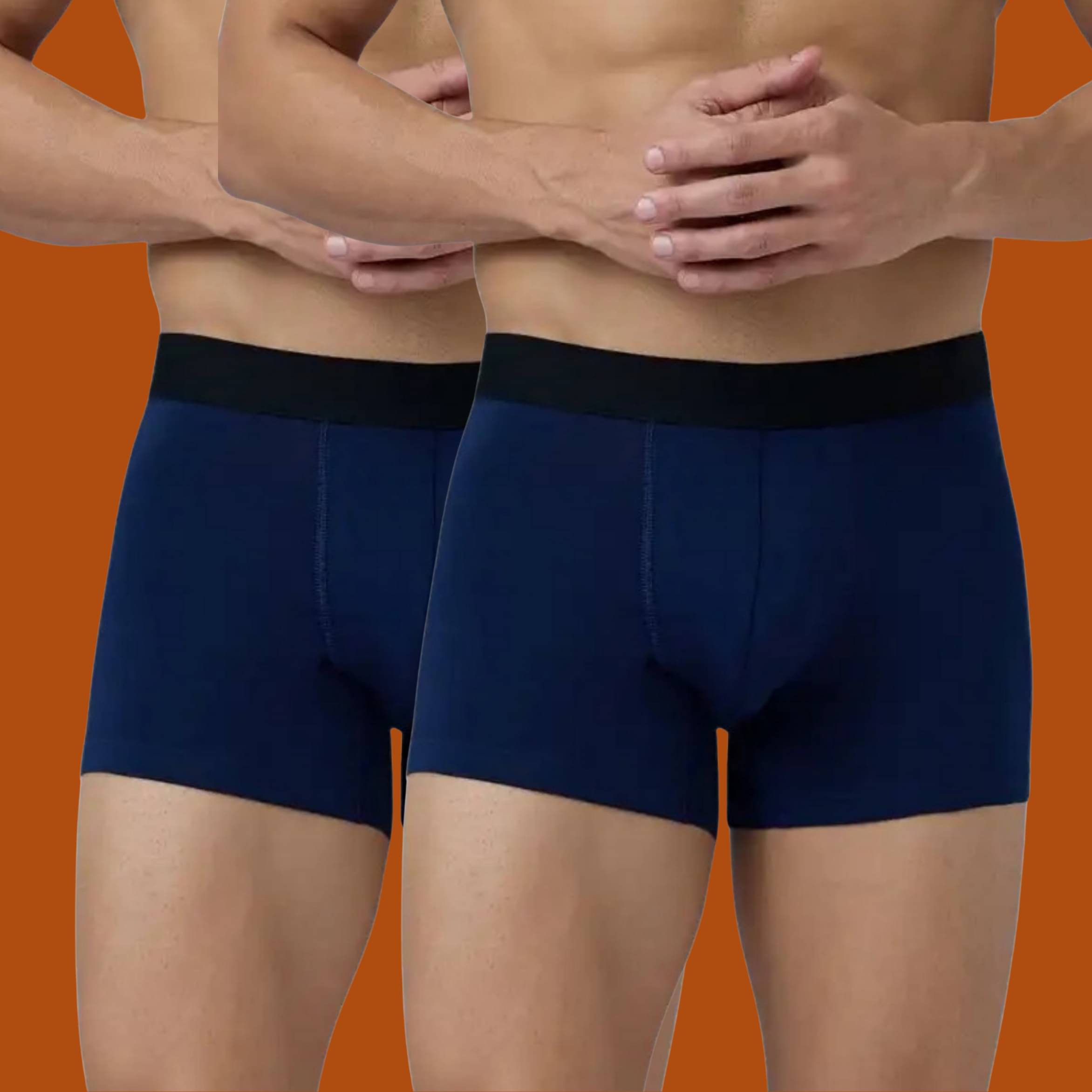     			Albatross in Highsky Pack of 2 Cotton Blend Trunks For Men's ( blue )