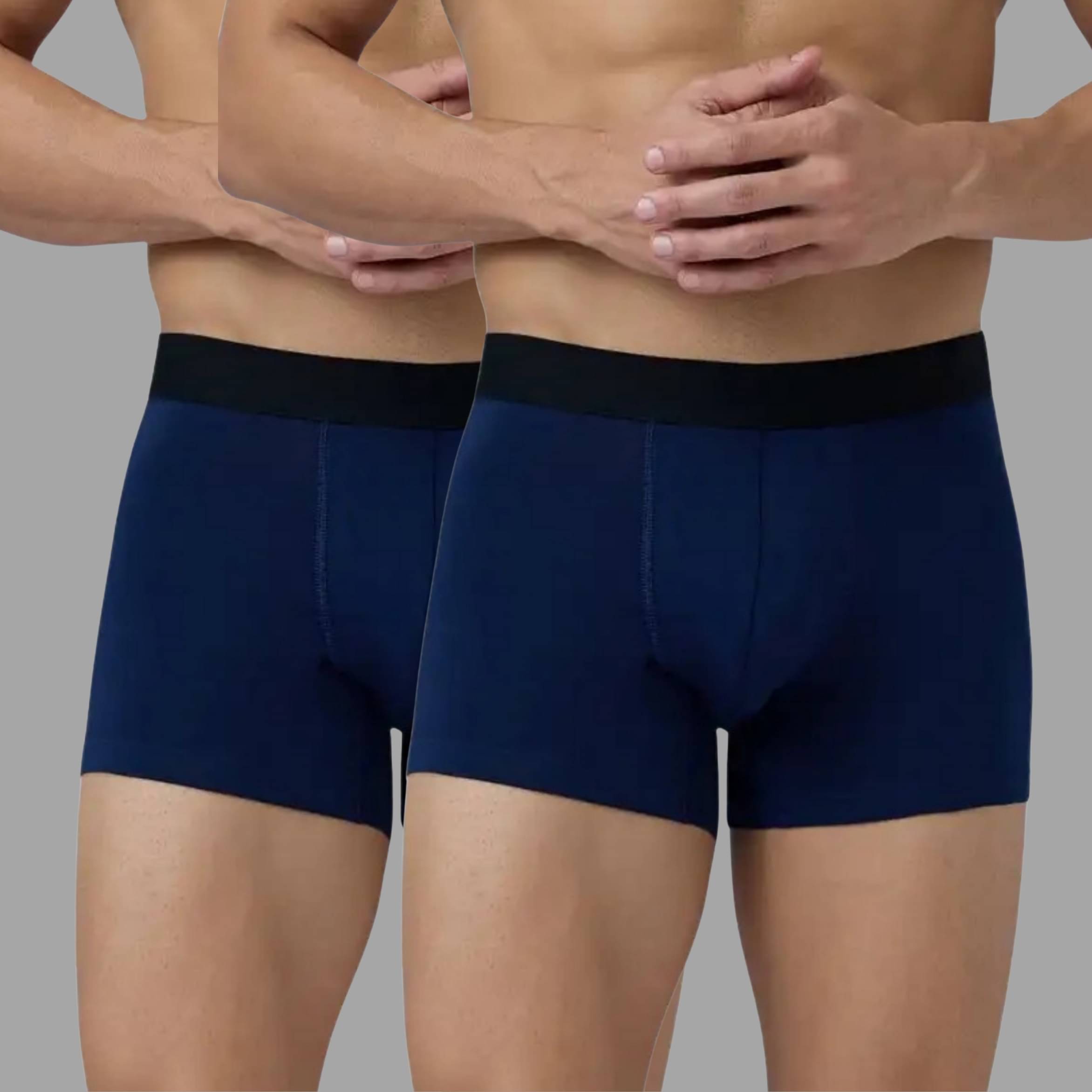     			Albatross in Highsky Pack of 2 Cotton Blend Trunks For Men's ( blue )