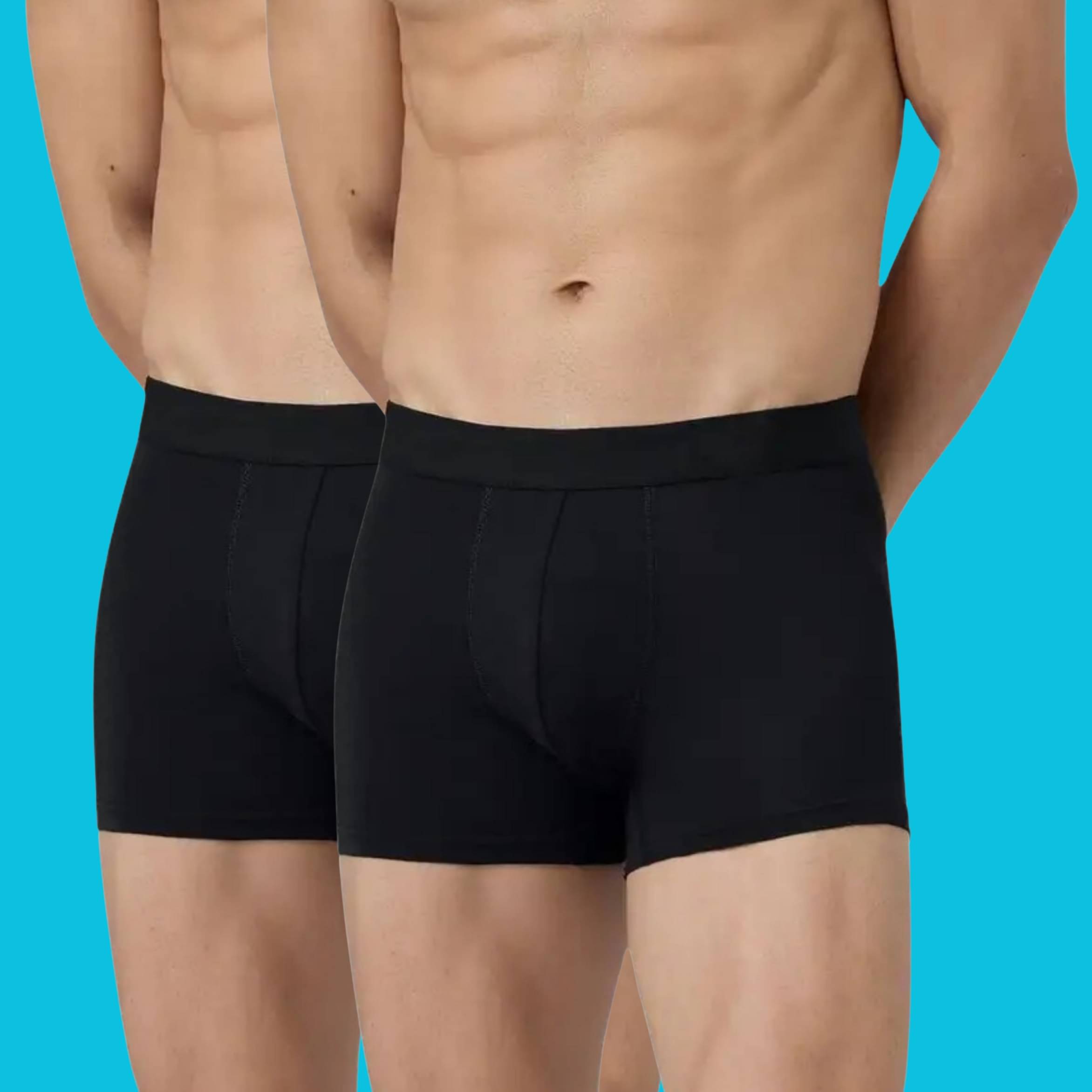     			Albatross in Highsky Pack of 2 Cotton Blend Trunks For Men's ( Black )