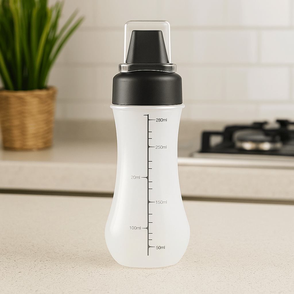 Baskety Squeeze Sauce Bottle Plastic Black Multi-Purpose Container ( Set of 1 ) Baskety Squeeze Sauce Bottle Plastic Black Multi-Purpose Container ( Set of 1 )