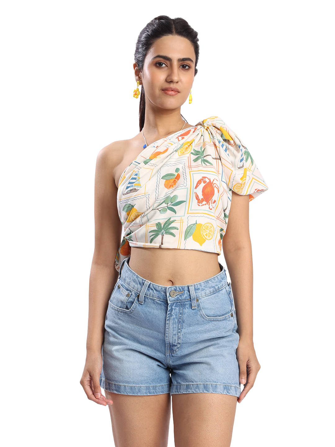     			Bene Kleed Women's Rayon Wrap Top ( Off White )