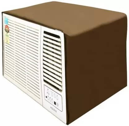 CASA FURNISHING Single Polyester Beige AC Cover for 1.5 Ton Window AC     			CASA FURNISHING Single Polyester Beige AC Cover for 1.5 Ton Window AC