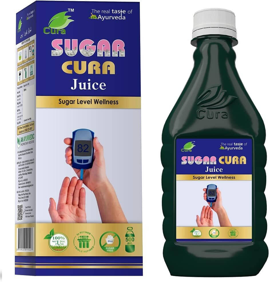 Cura Ayurved Sugar Cure Ras Natural & Pure Pack of 1     			Cura Ayurved Sugar Cure Ras Natural & Pure Pack of 1