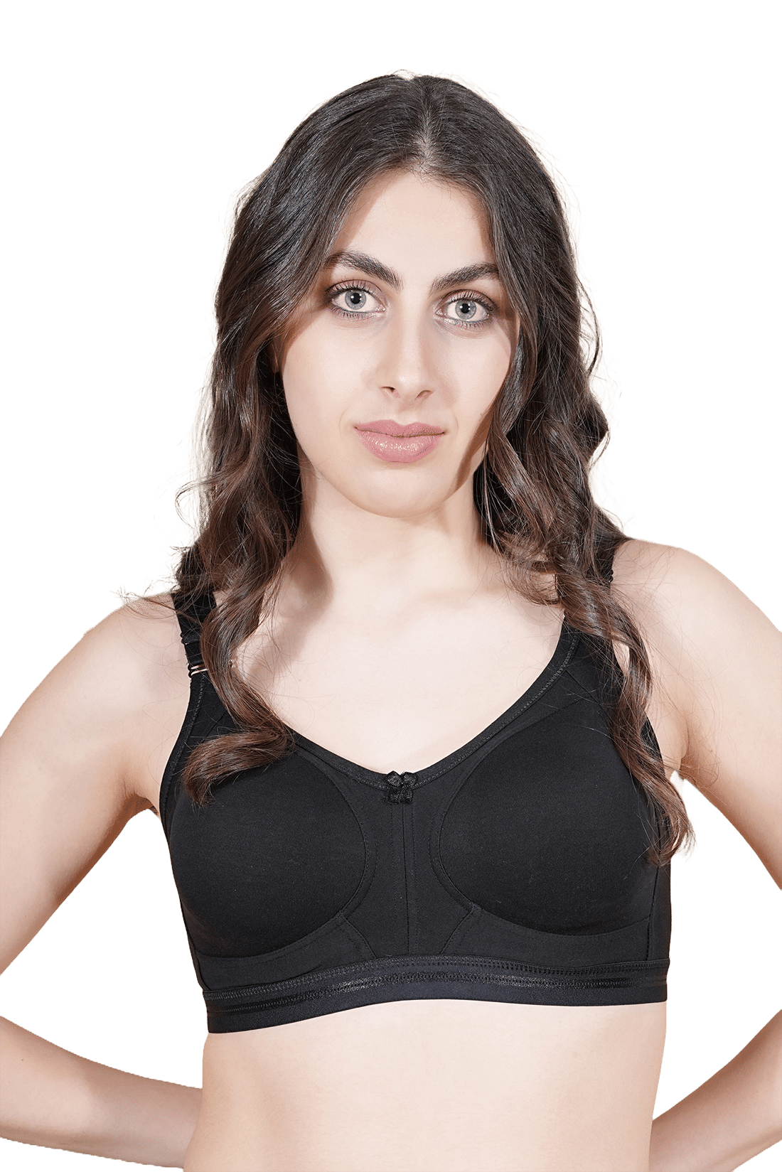 Dempsey Cotton Blend Non Padded T-Shirt Bra ( Black , Pack of 1 ) Dempsey Cotton Blend Non Padded T-Shirt Bra ( Black , Pack of 1 )