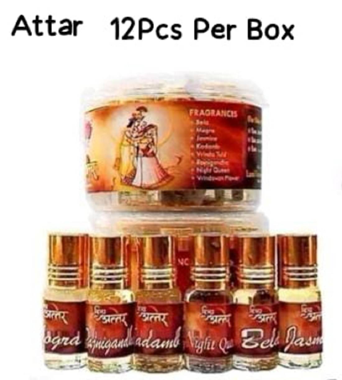     			Foxdean Pooja Kit 12 PES OF ATTAR FOR THAKUR JI ( Pack of 12 )