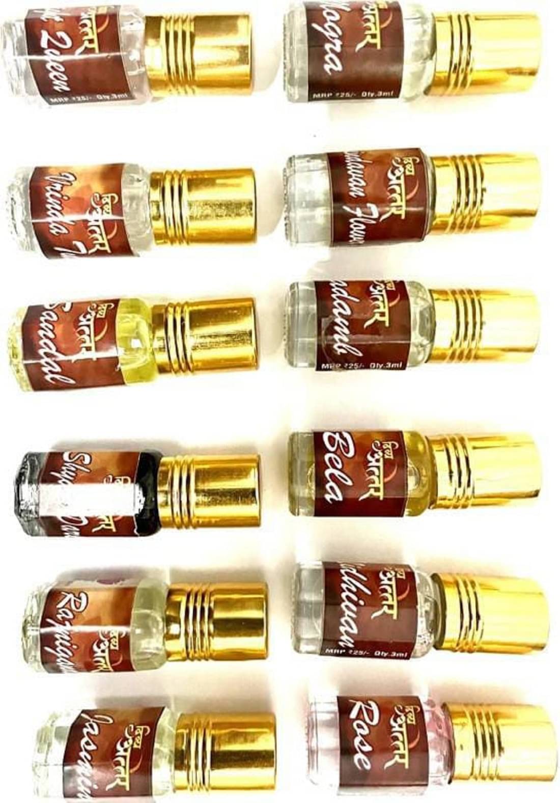     			Foxdean Pooja Kit 12 PES ATTAR FOR BABA SHYAM ( Pack of 12 )