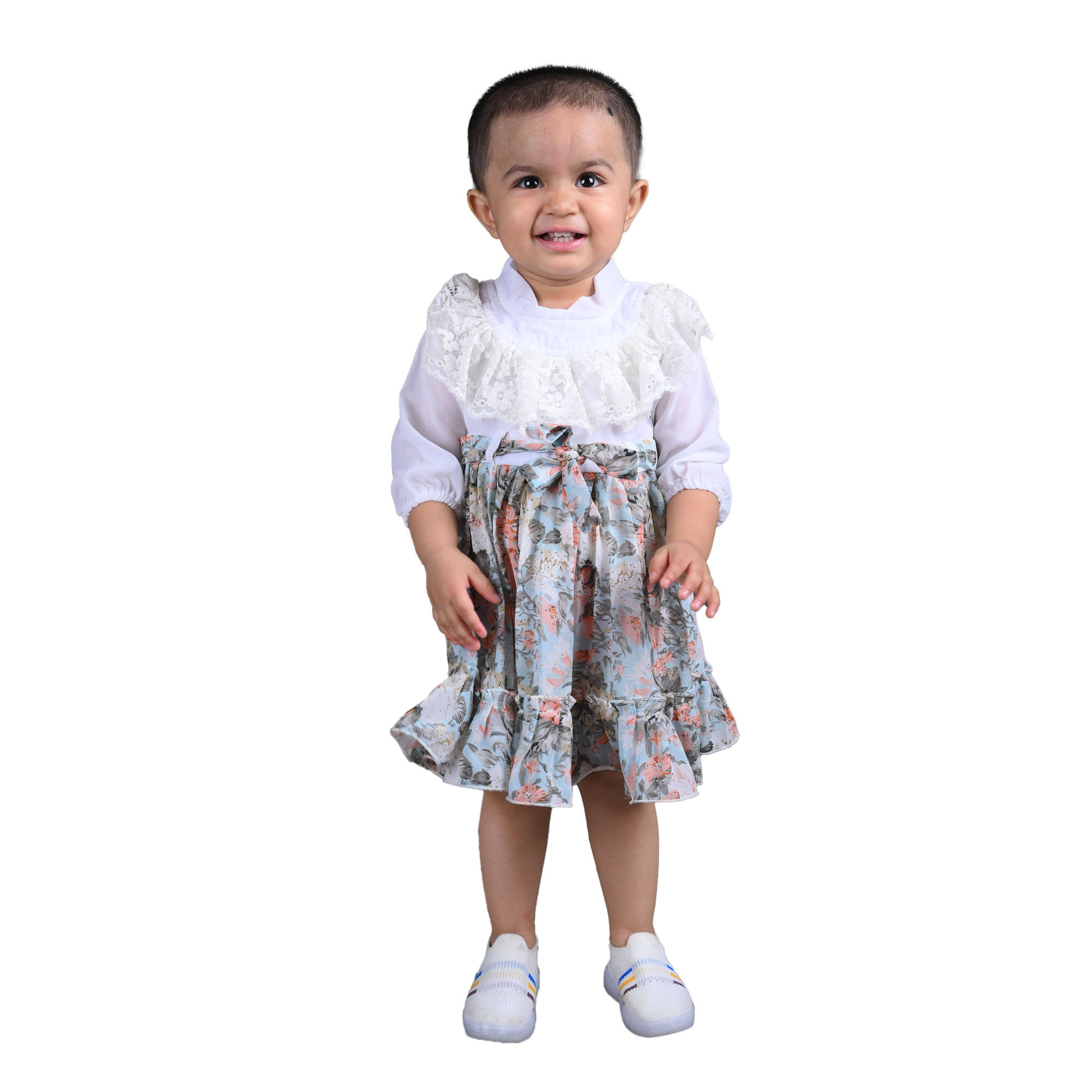 Kidzee Kingdom Cotton Frock For Baby Girls ( Pack of 1 , Multicolor )     			Kidzee Kingdom Cotton Frock For Baby Girls ( Pack of 1 , Multicolor )