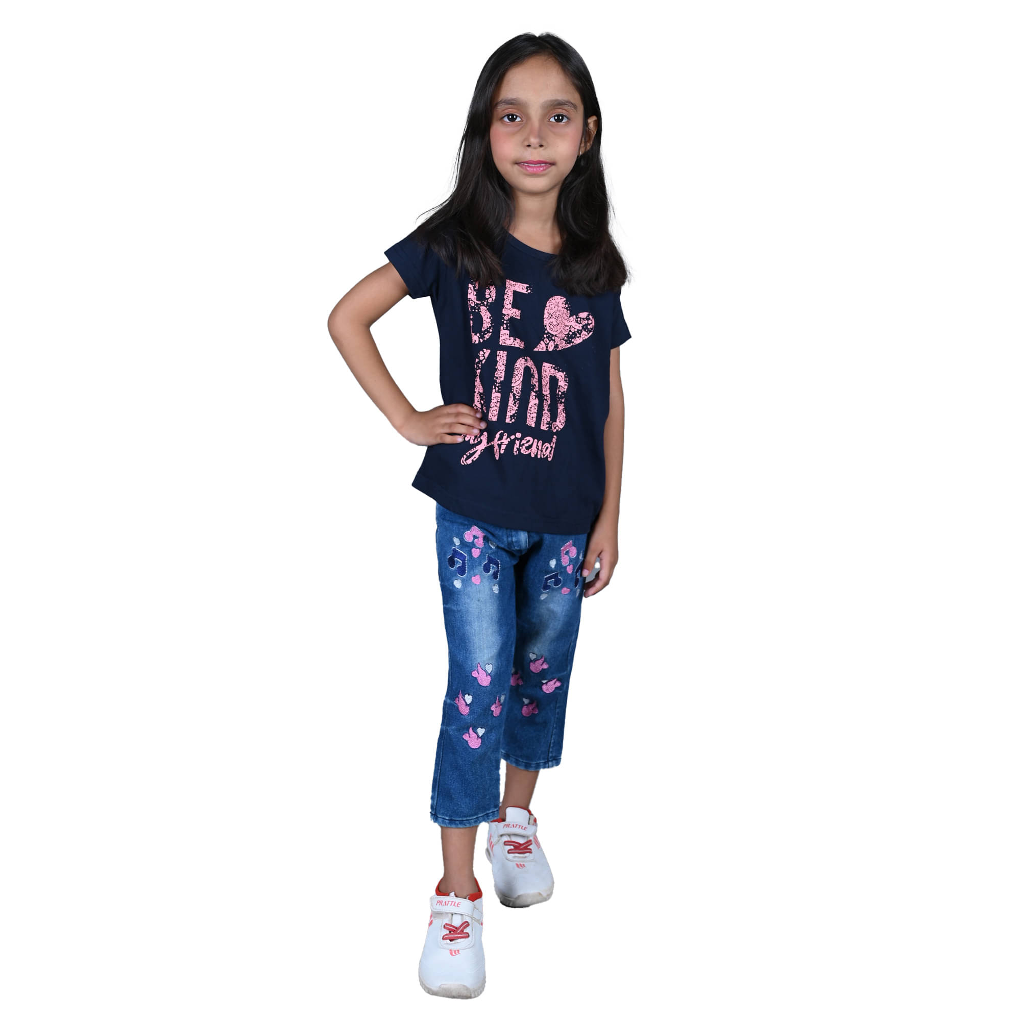     			Kidzee Kingdom Pack of 1 Girls Cotton T-Shirt ( Blue )