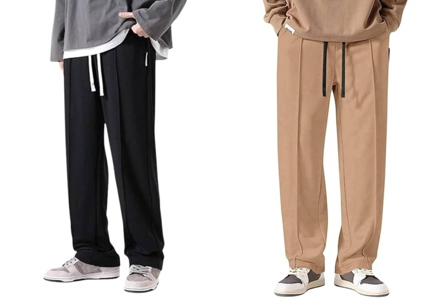Krival Khaki Lycra Men's Trackpants ( Pack of 2 ) Krival Khaki Lycra Men's Trackpants ( Pack of 2 )