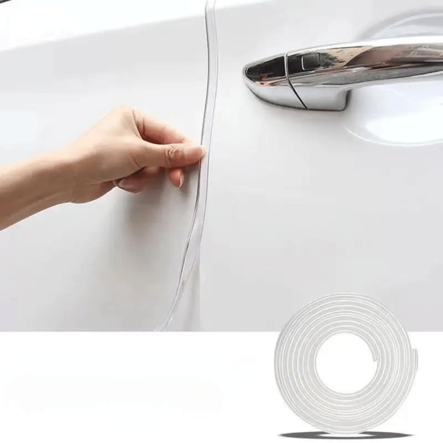     			MAQOiW Door Guard Rubber White