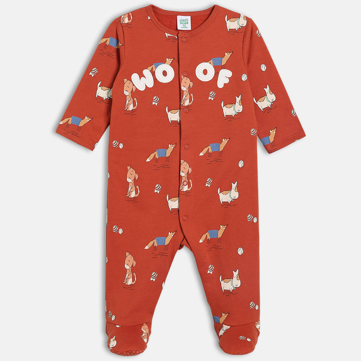 MINI KLUB Pack of 1 Baby Boys 100% Cotton Nightsuit ( Brown )     			MINI KLUB Pack of 1 Baby Boys 100% Cotton Nightsuit ( Brown )