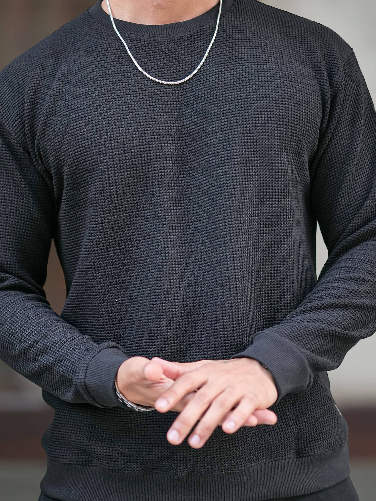 Maniac Cotton Round Neck Men's Sweatshirt - Black ( Pack of 1 )     			Maniac Cotton Round Neck Men's Sweatshirt - Black ( Pack of 1 )
