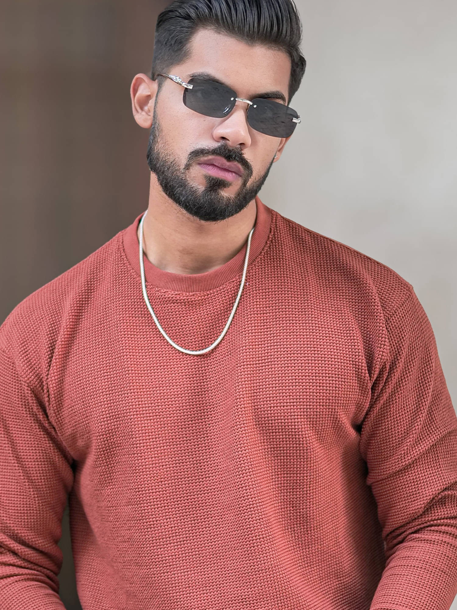 Maniac Cotton Round Neck Men's Sweatshirt - Orange ( Pack of 1 ) Maniac Cotton Round Neck Men's Sweatshirt - Orange ( Pack of 1 )