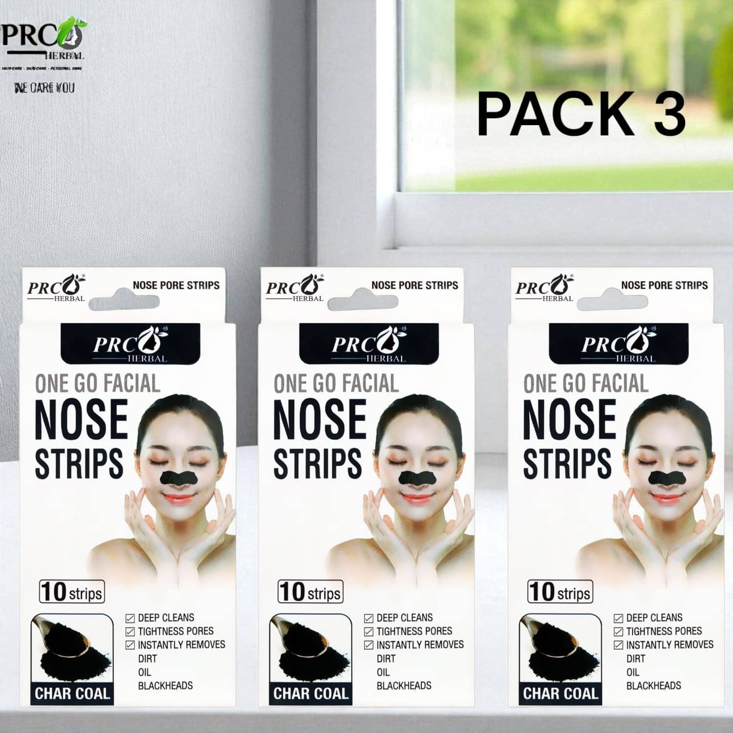     			PRC HERBAL - Skin Tightening Strip For All Skin Type ( Pack of 3 )