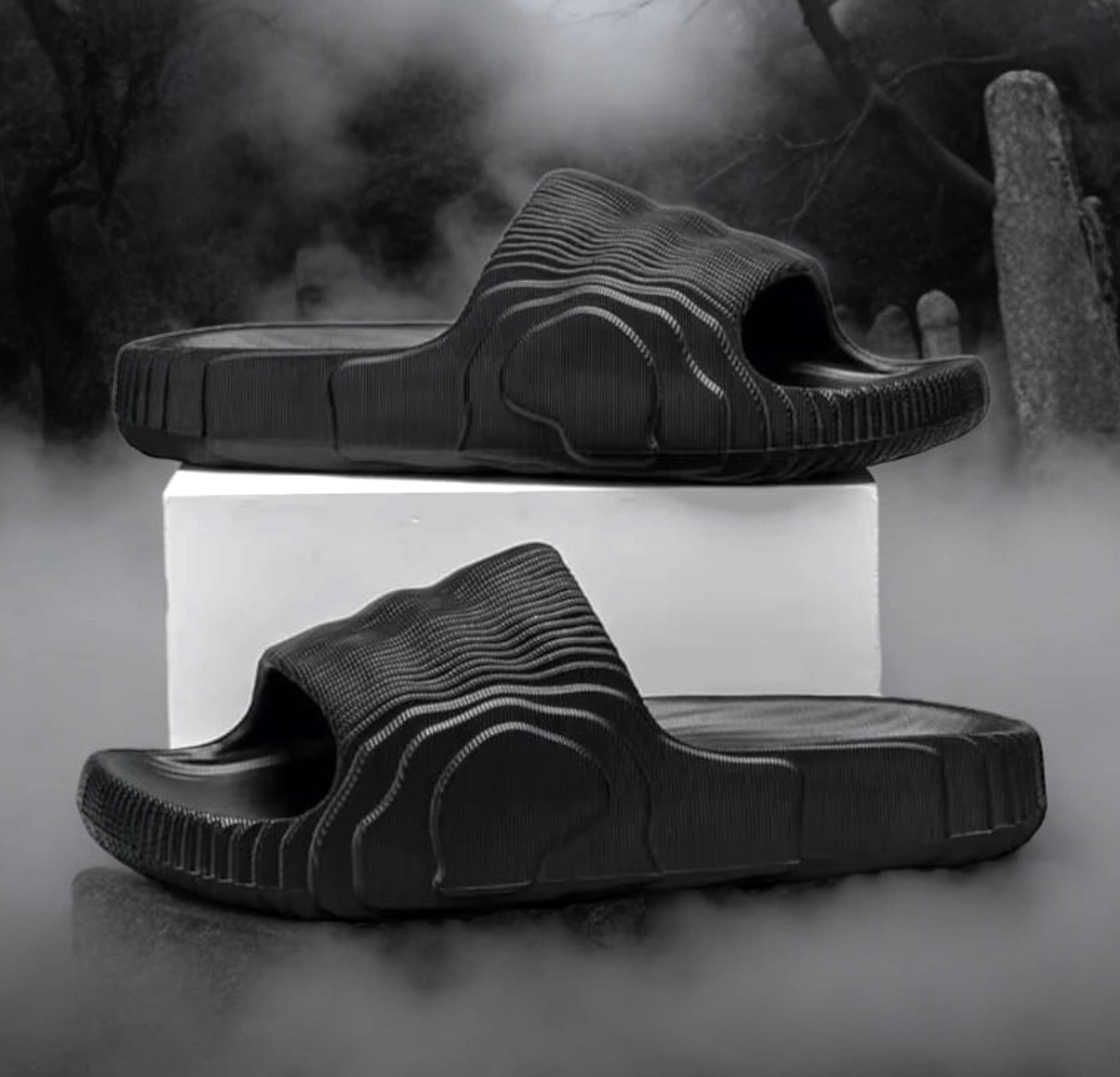     			Pampy Angel Black Men's Slide Flip flop