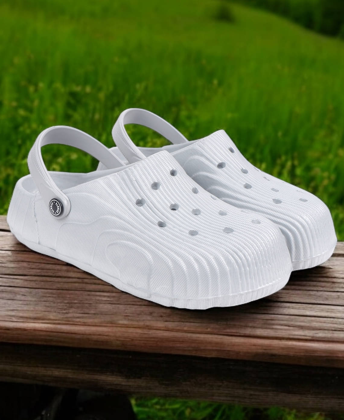    			Pampy Angel - Grey Men's Clogs