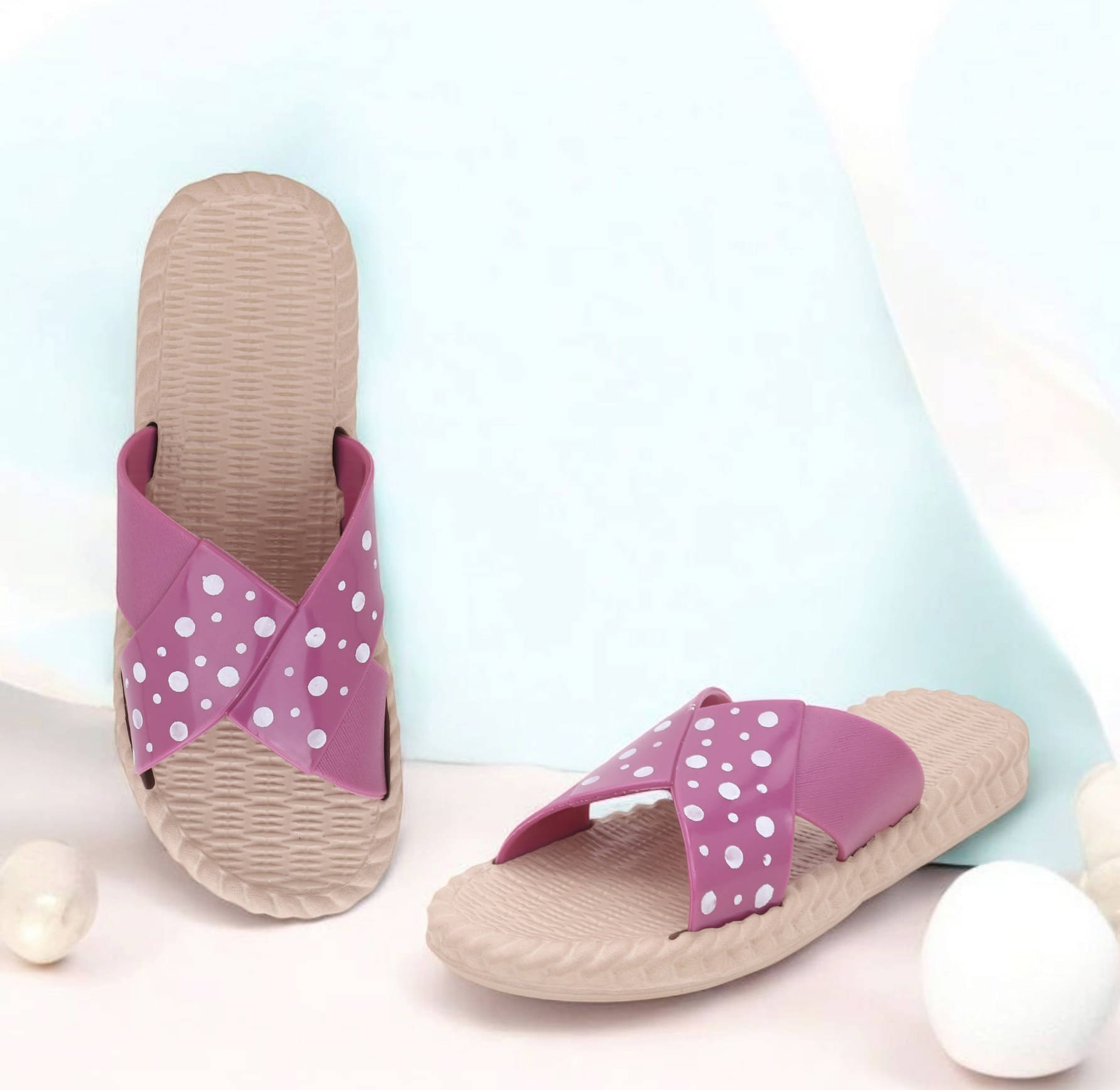     			Pampy Angel Purple Women's Slide Flip Flop