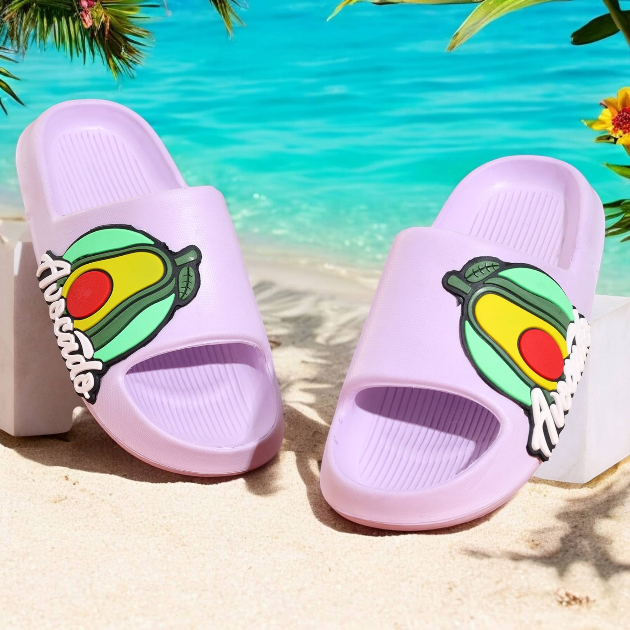     			Pampy Angel Purple Women's Slide Flip Flop