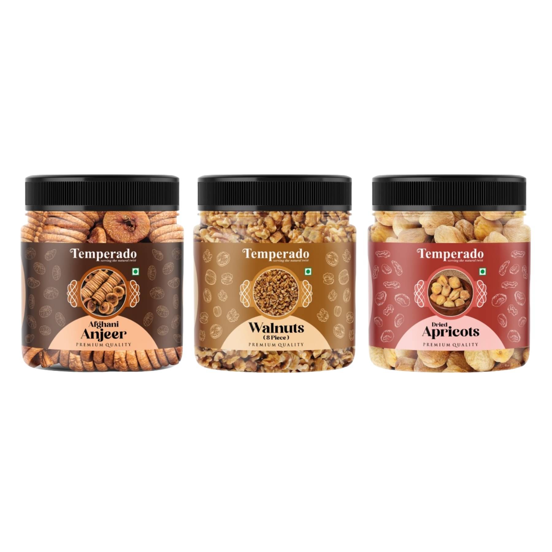     			Temperado Mixed Nuts 750 g Pack of 3