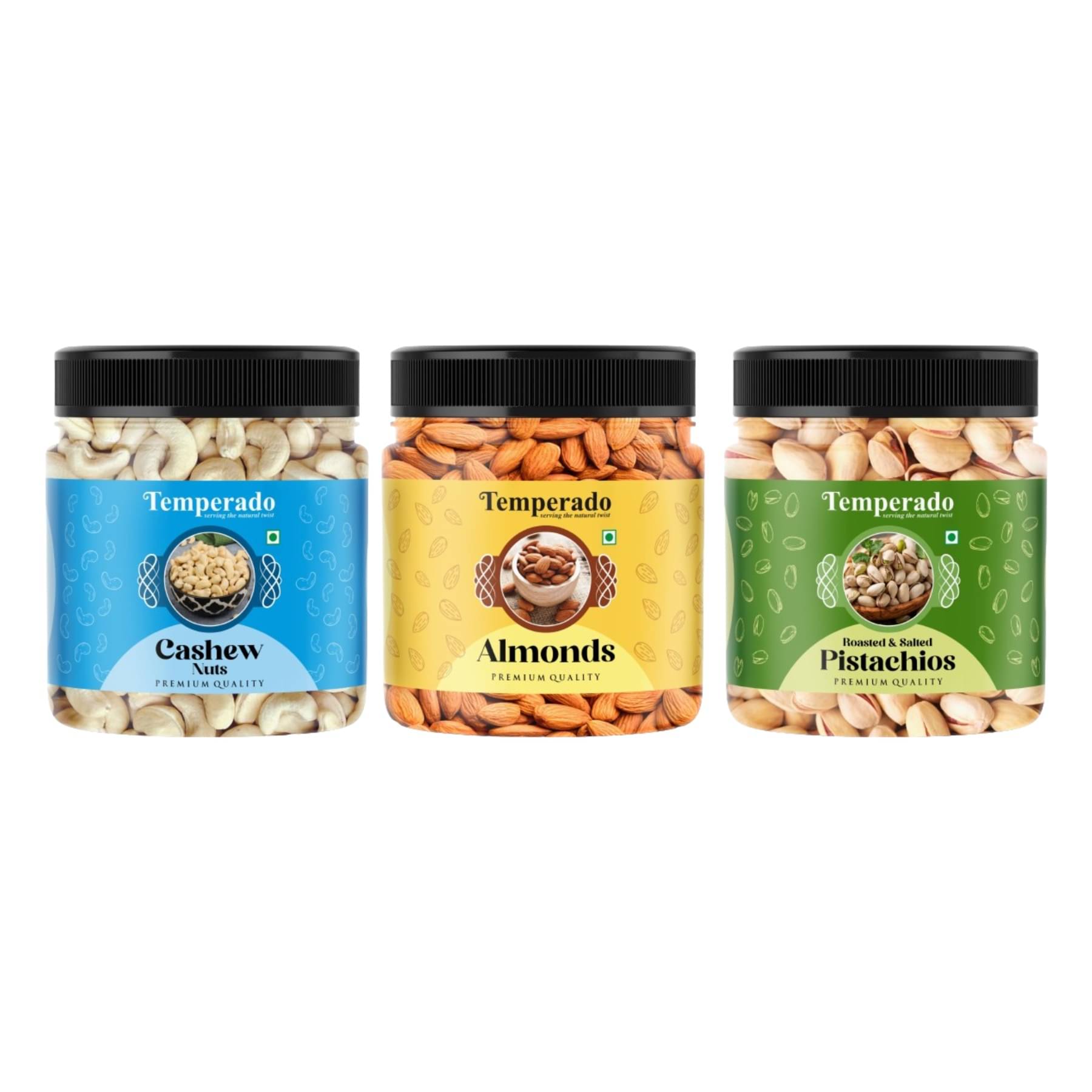     			Temperado Mixed Nuts 750 g Pack of 3