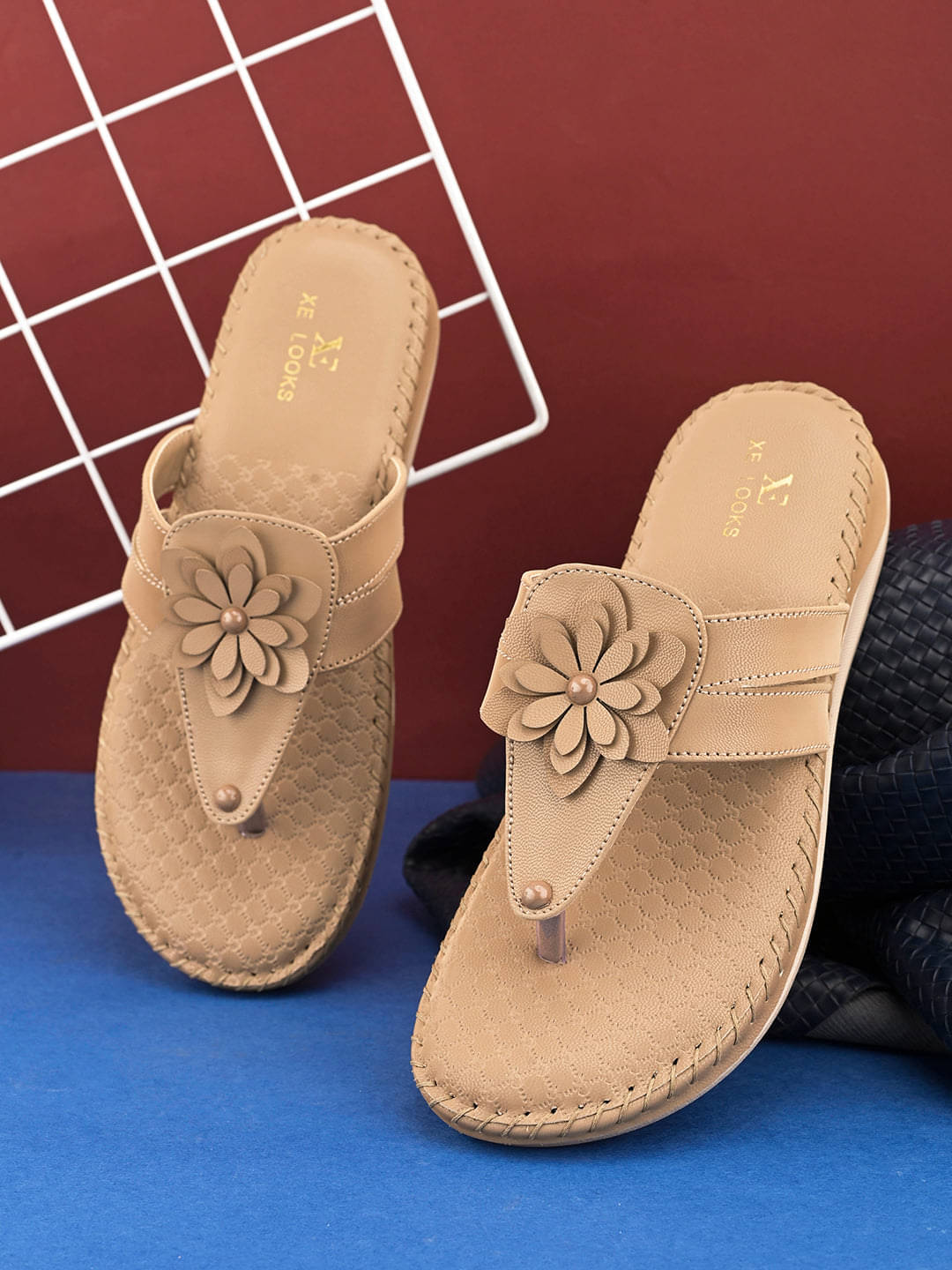     			XE Looks Beige Women's Flats