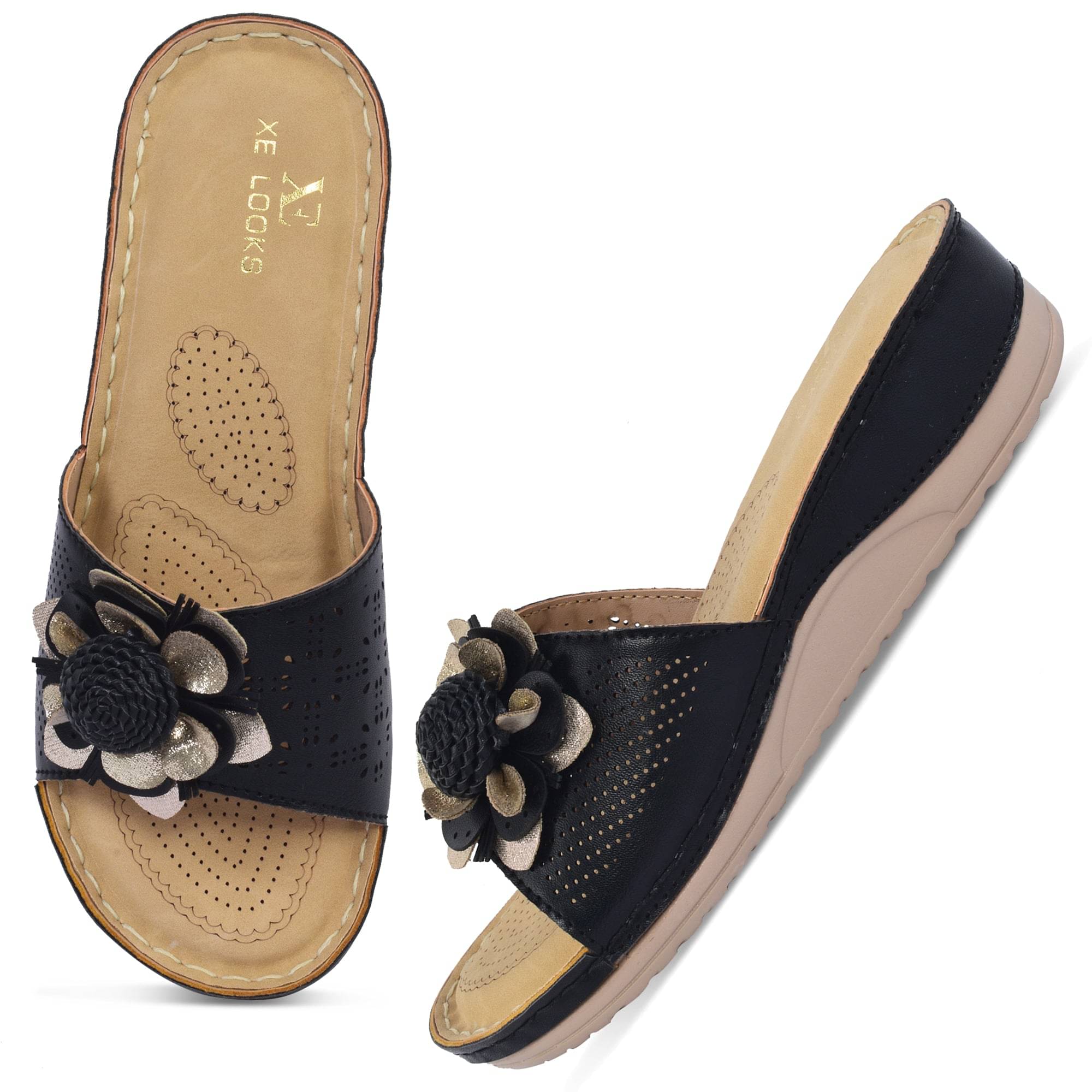     			XE Looks Beige Women's Flats