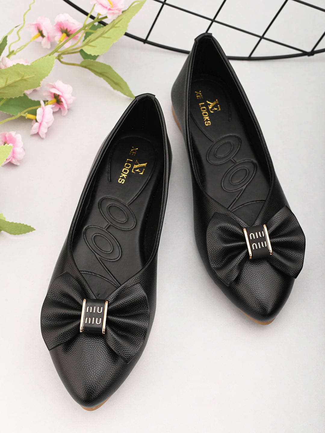     			XE Looks Black Women's Casual Ballerinas