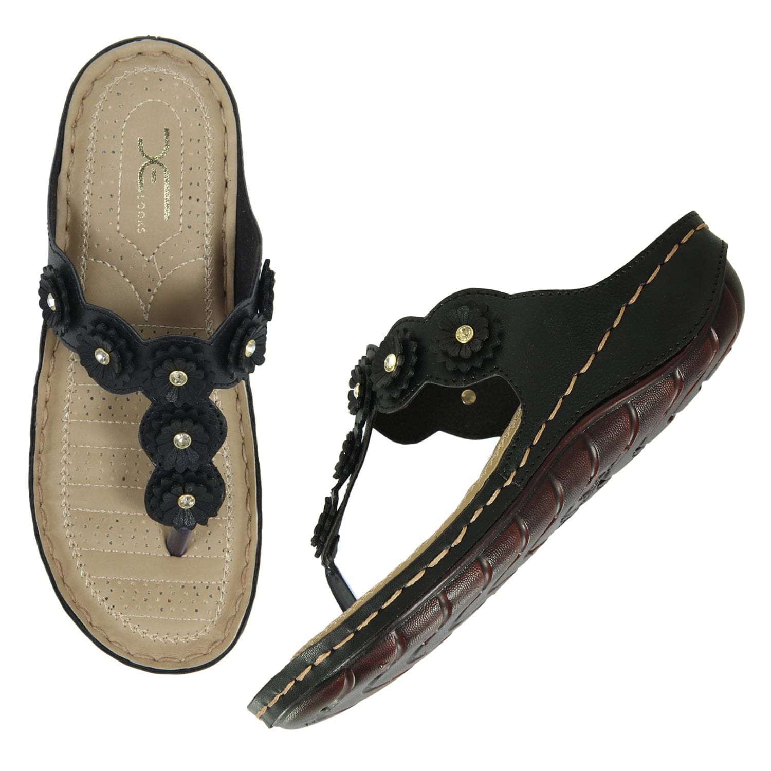     			XE Looks Black Women's Flats