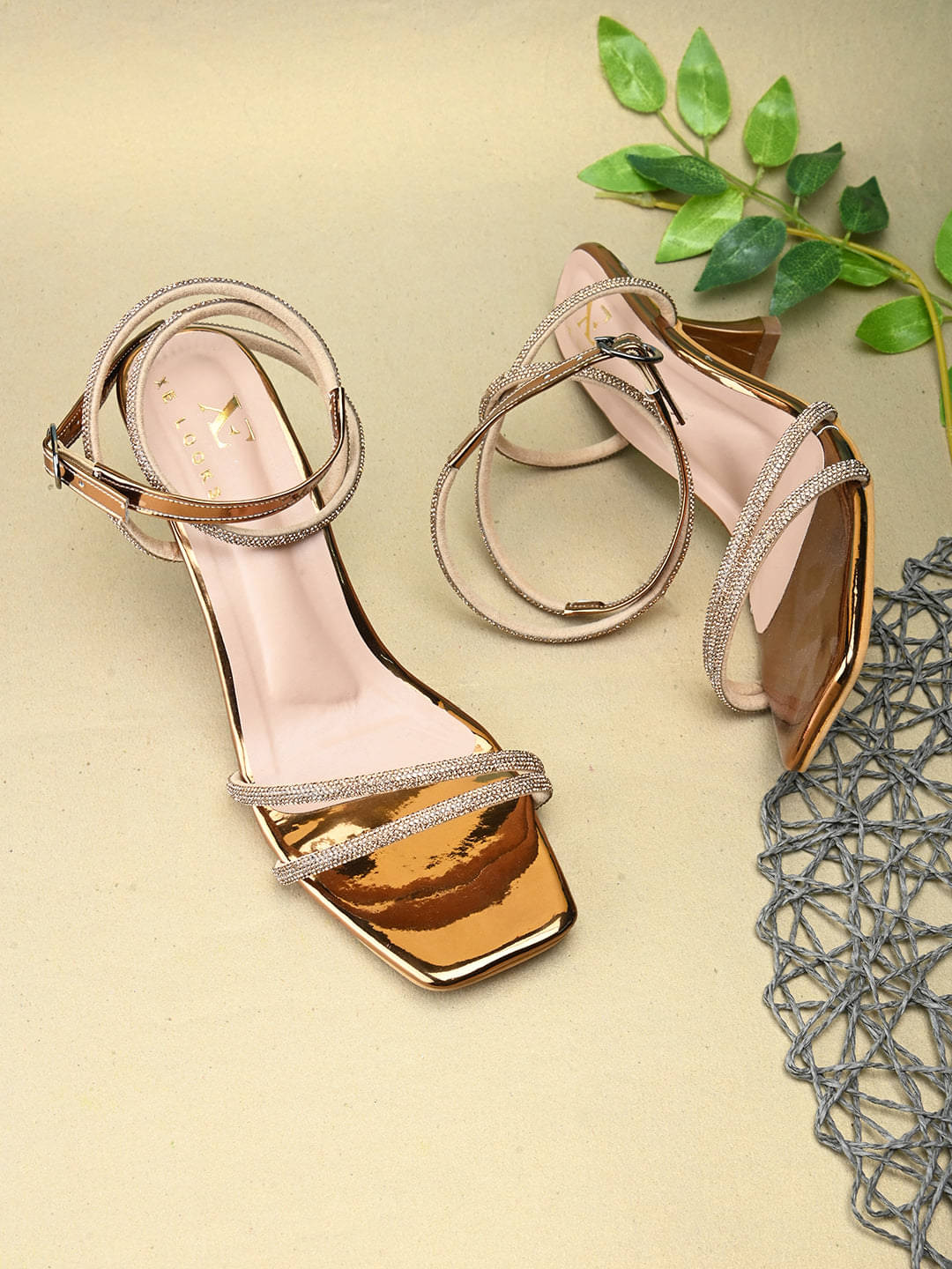     			XE Looks Black Women's Sandal Heels