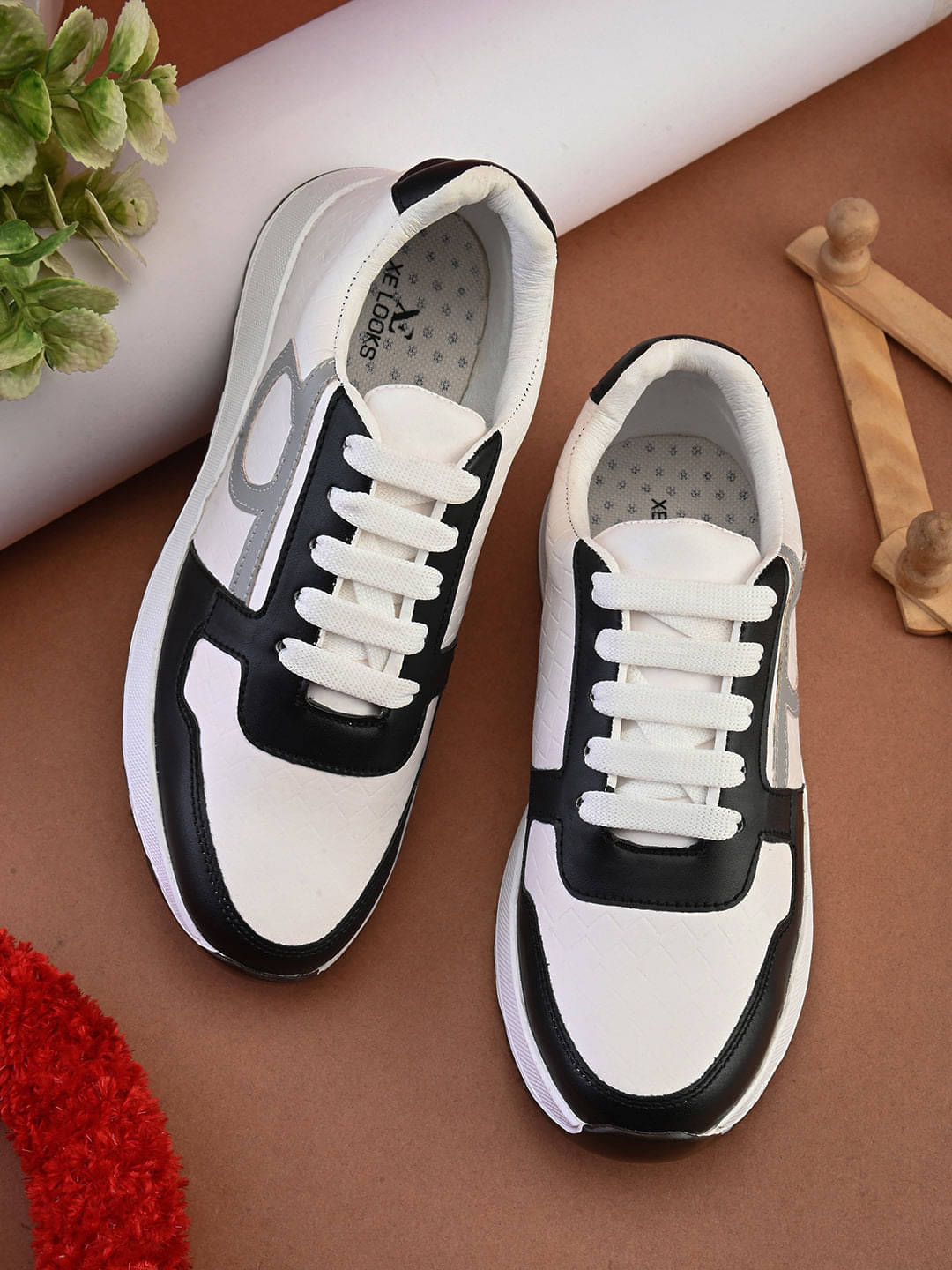     			XE Looks Black Women's Sneakers