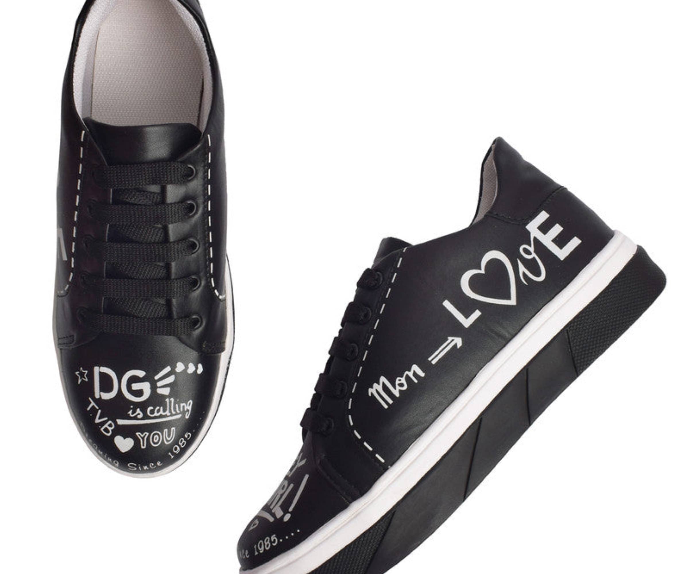     			XE Looks Black Women's Sneakers
