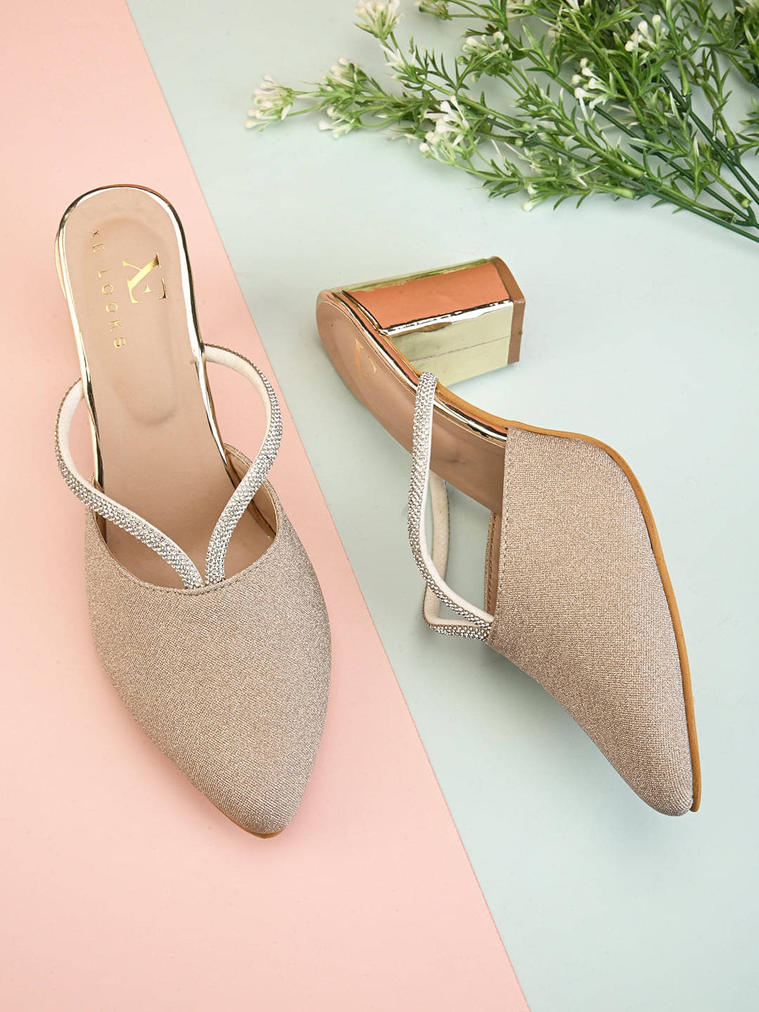 XE Looks Black Women's Mules Heels XE Looks Black Women's Mules Heels