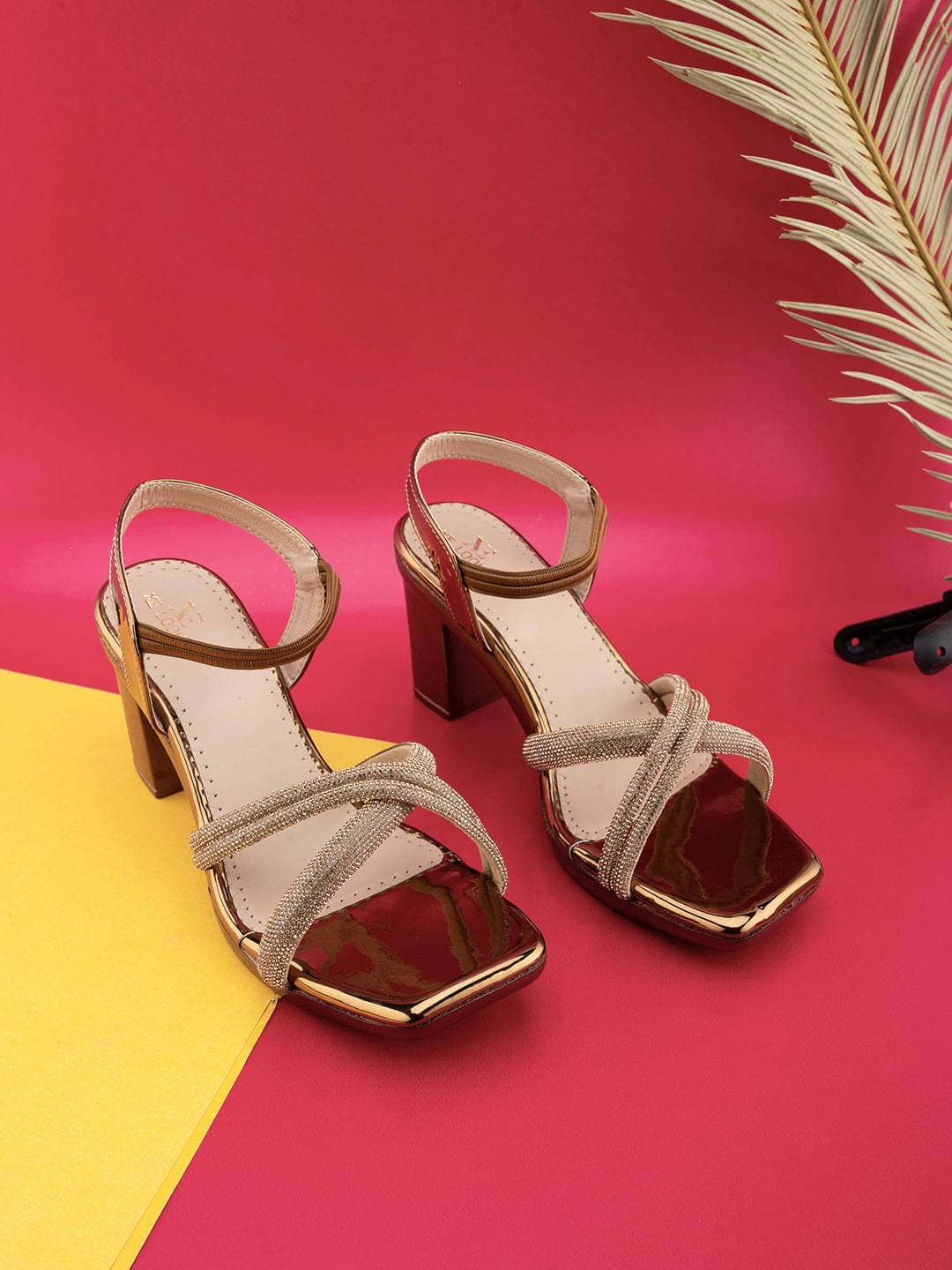     			XE Looks Brown Women's Sandal Heels