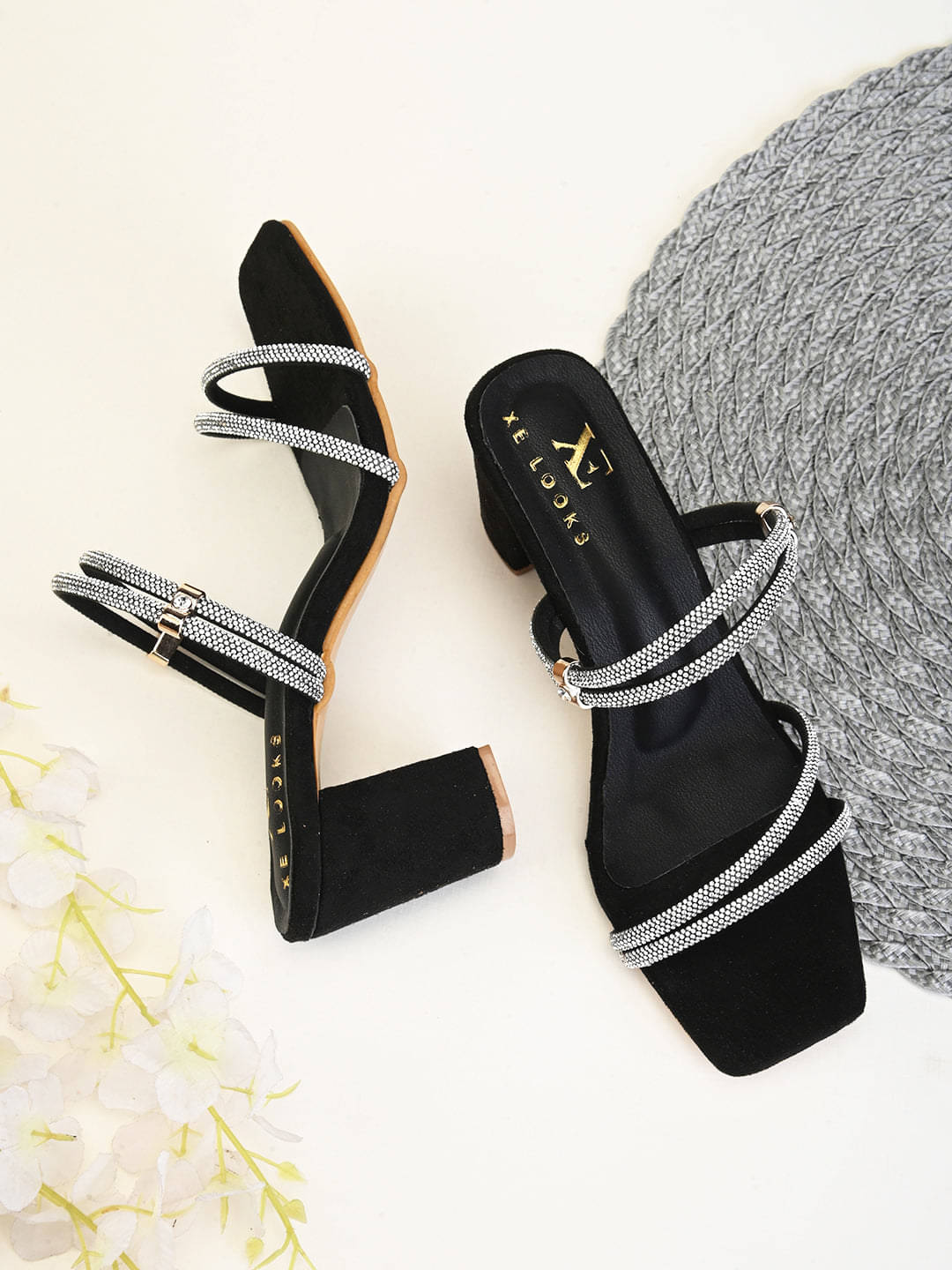     			XE Looks Brown Women's Slip On Heels
