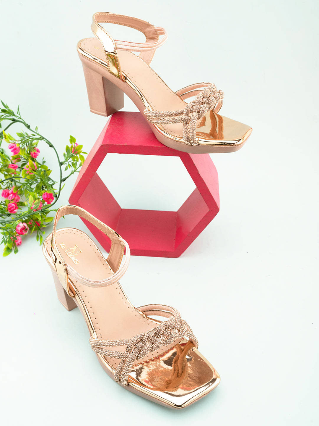     			XE Looks Brown Women's Slip On Heels