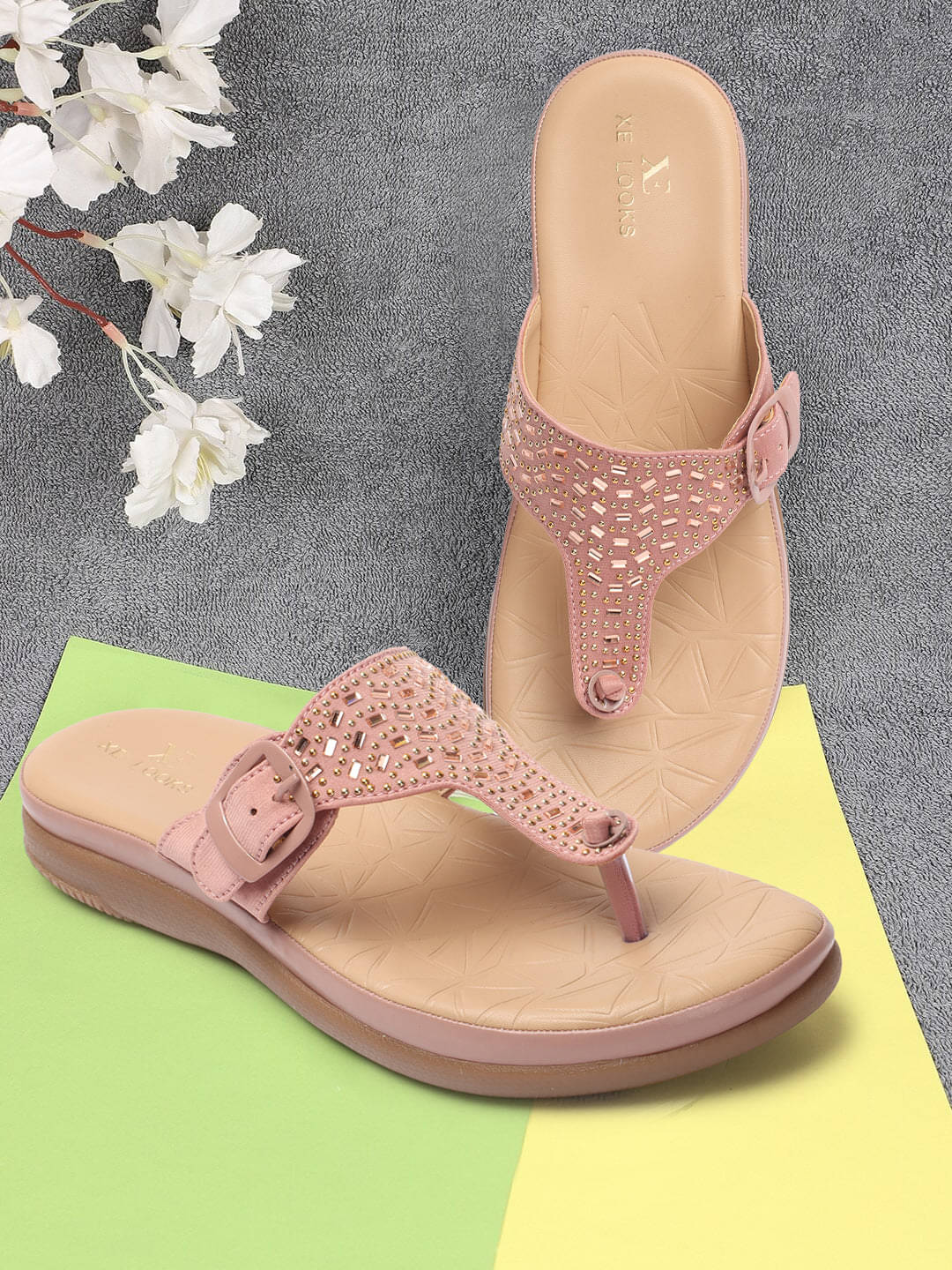 XE Looks Peach Women's Flats XE Looks Peach Women's Flats