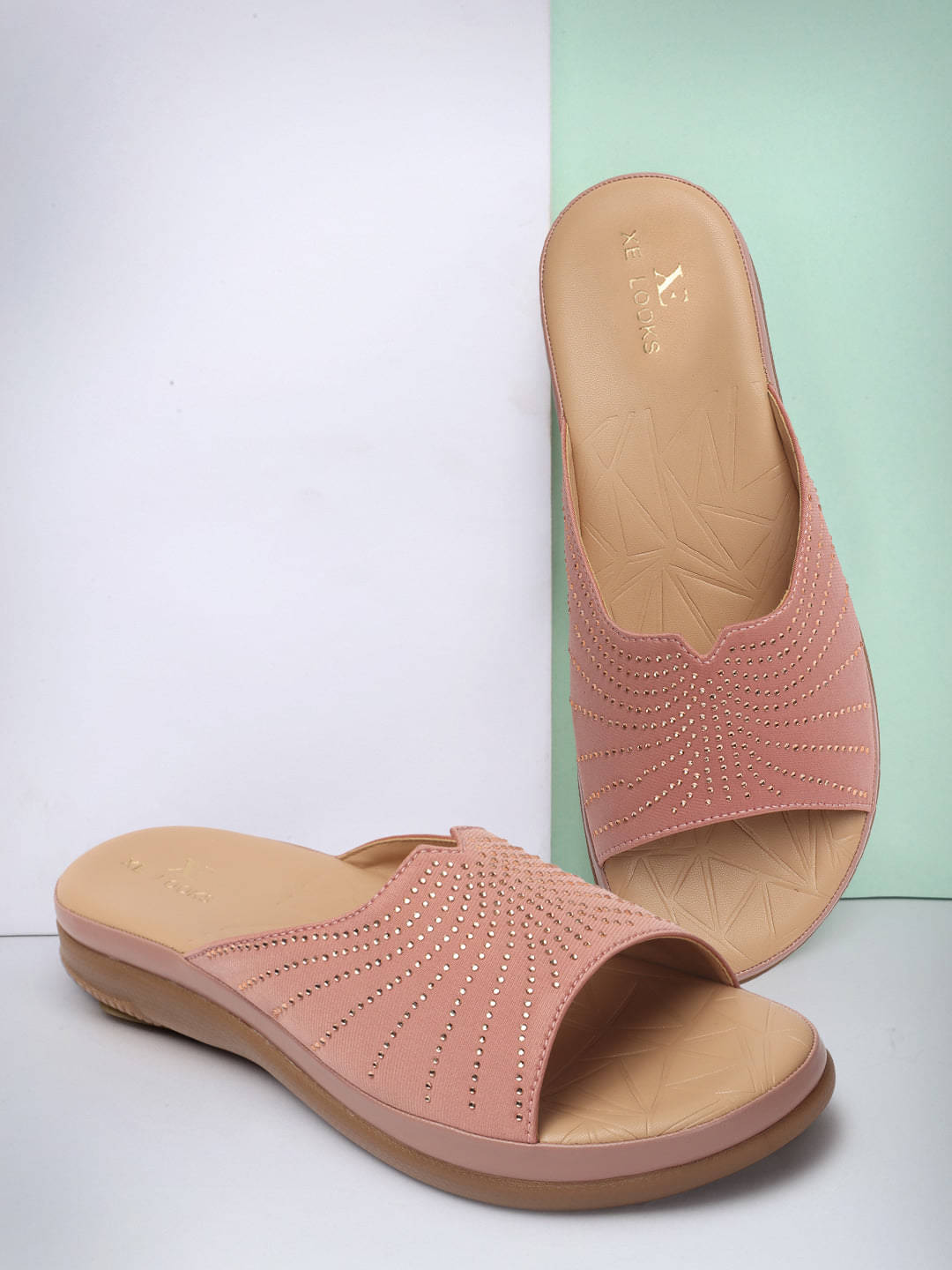     			XE Looks Peach Women's Flats