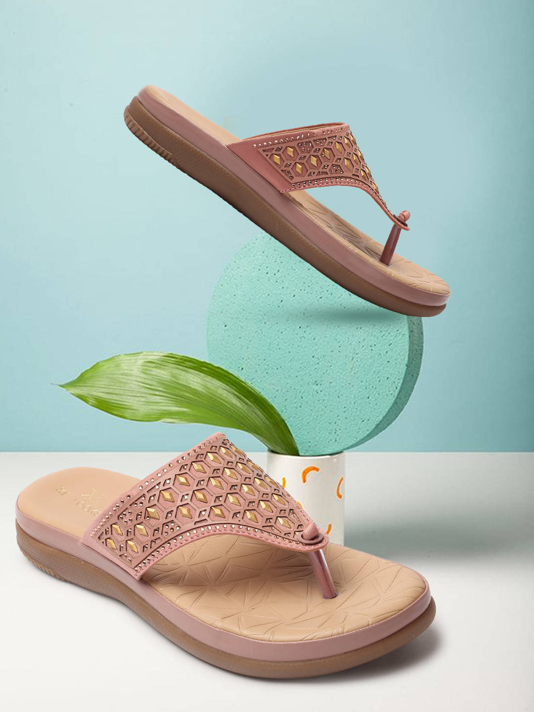 XE Looks Peach Women's Flats XE Looks Peach Women's Flats