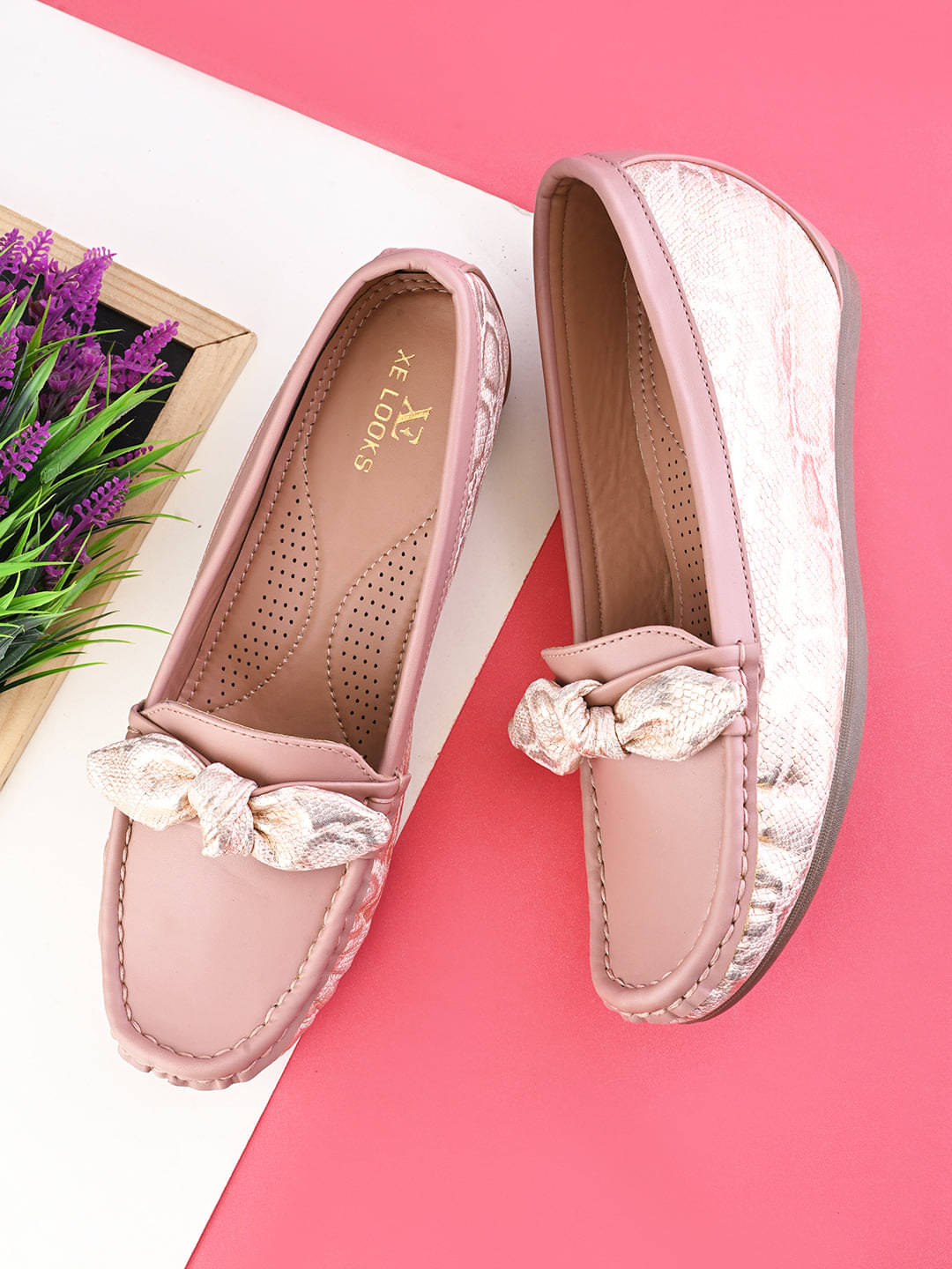 XE Looks Peach Women's Slip On Heels     			XE Looks Peach Women's Slip On Heels