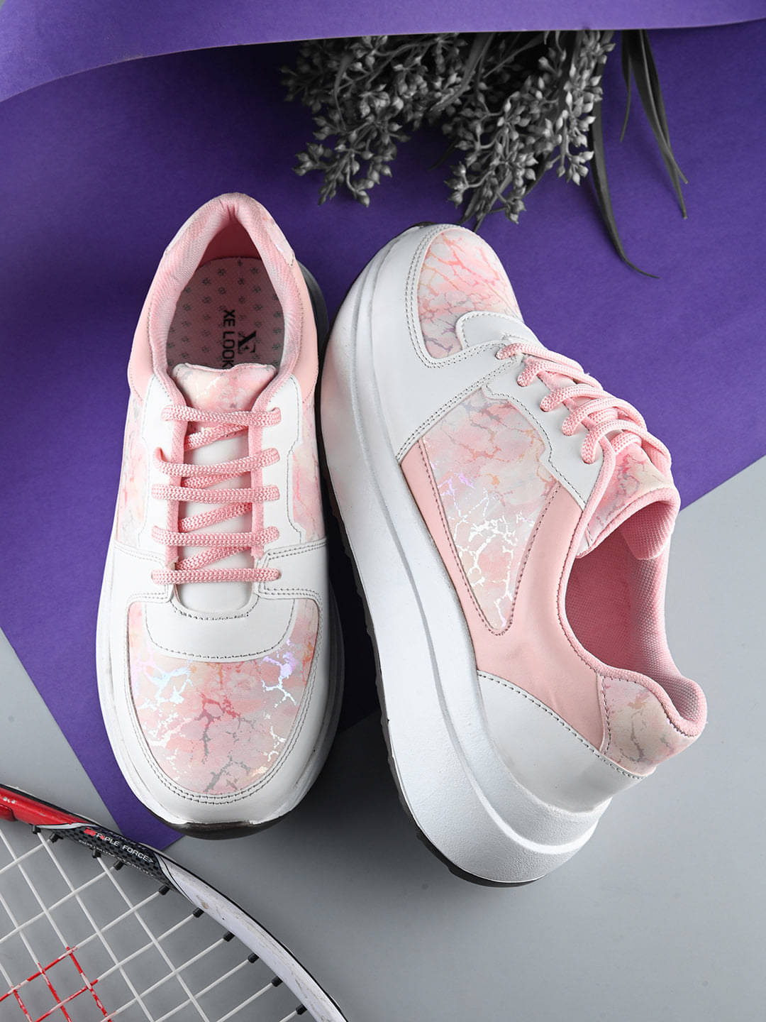     			XE Looks Pink Women's Sneakers