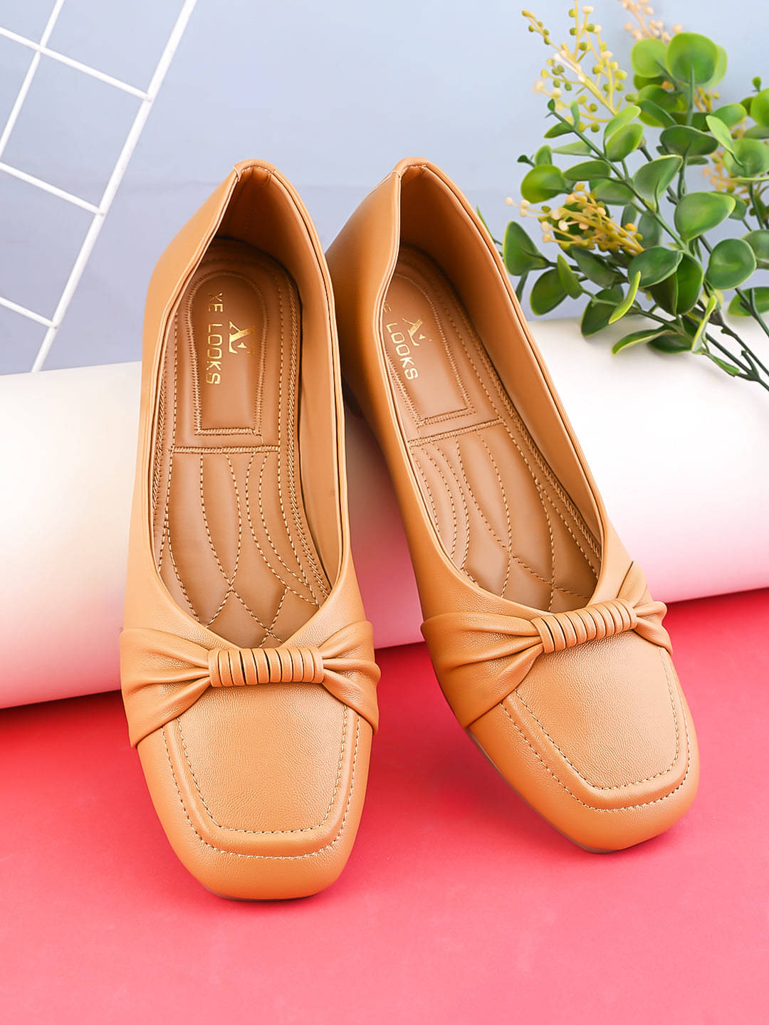 XE Looks Tan Women's Casual Ballerinas XE Looks Tan Women's Casual Ballerinas