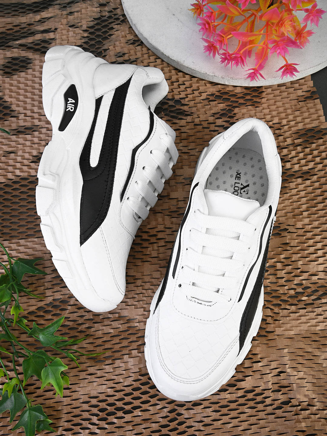     			XE Looks White Women's Sneakers
