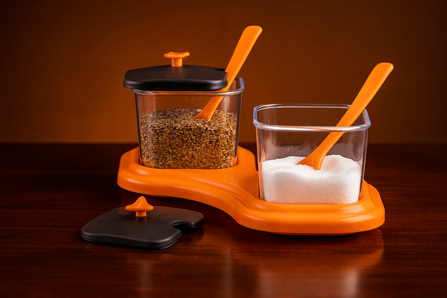     			Yash Plastic Orange Pickle Container ( Set of 1 )